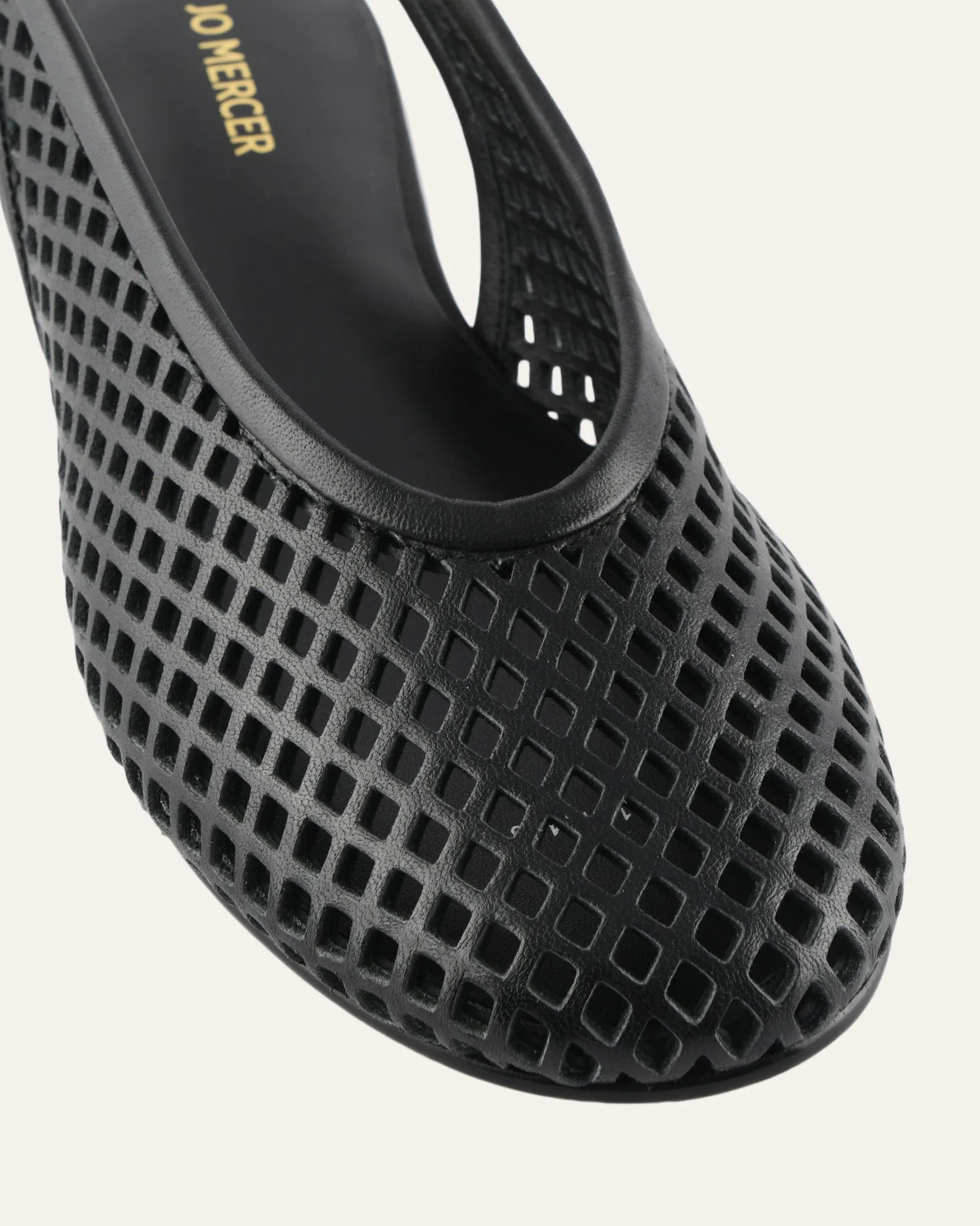 GINKO CASUAL FLATS BLACK LEATHER sold by Jo Mercer product image thumbnail 3