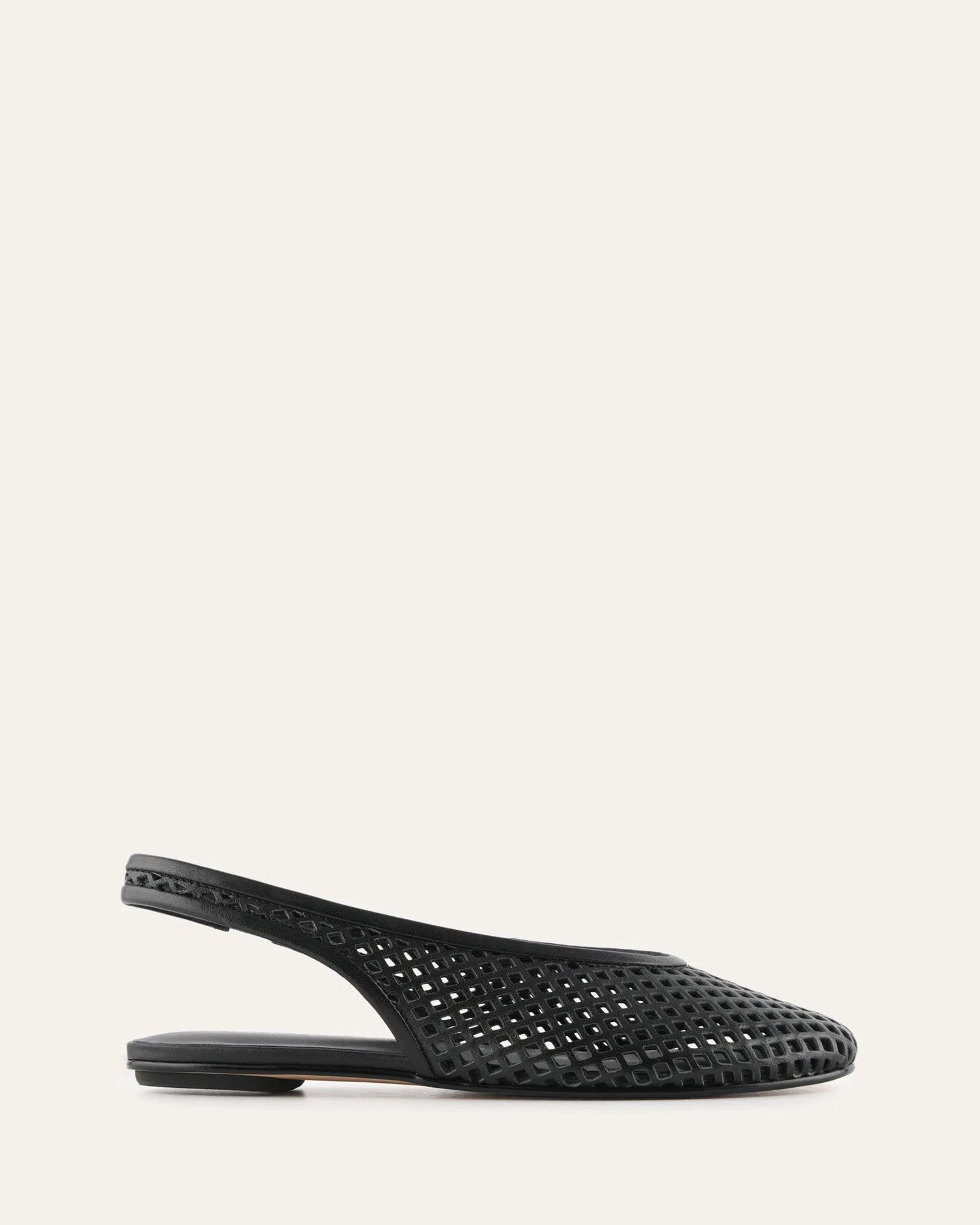 GINKO CASUAL FLATS BLACK LEATHER sold by Jo Mercer