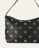 MORRIS SHOULDER BAG BLACK LEATHER sold by Jo Mercer
