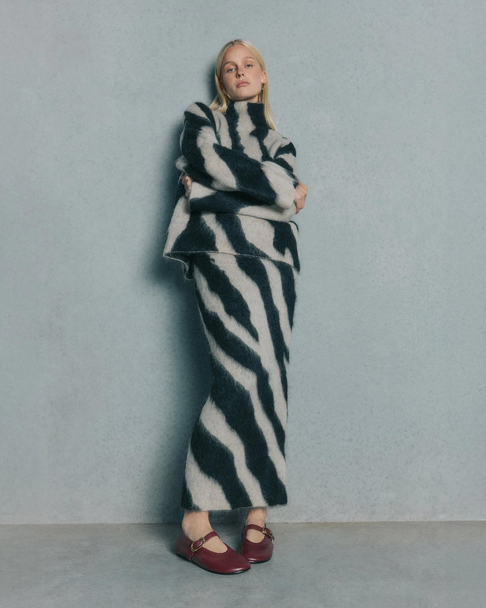 VALLEY BALLET FLATS MULBERRY LEATHER sold by Jo Mercer product image thumbnail 2