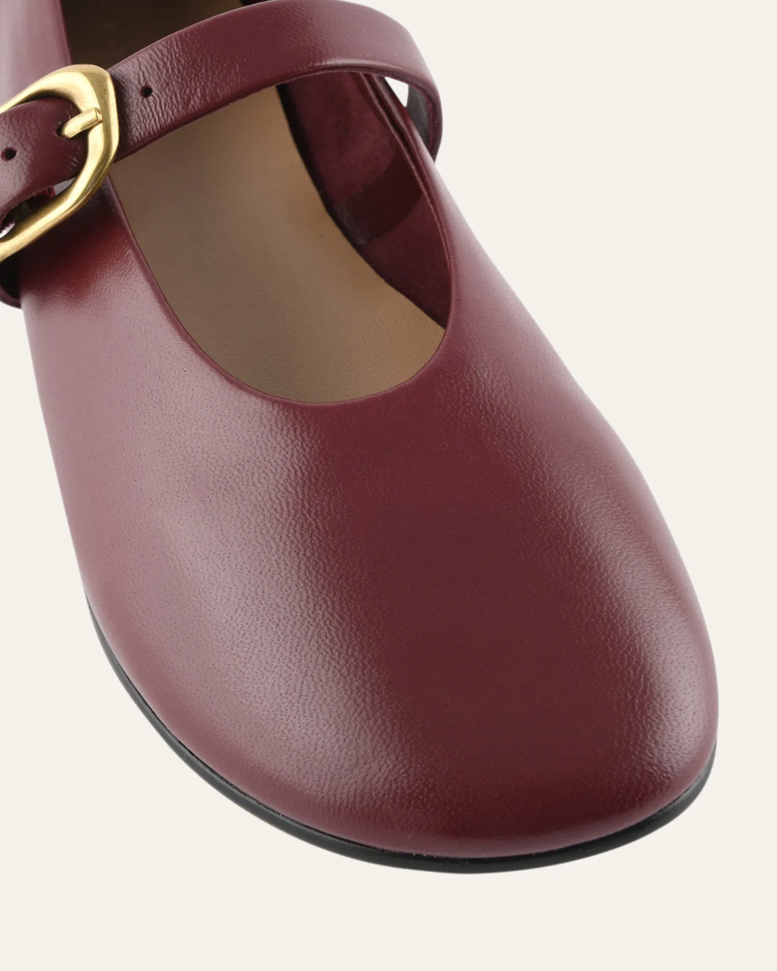 VALLEY BALLET FLATS MULBERRY LEATHER sold by Jo Mercer product image thumbnail 4