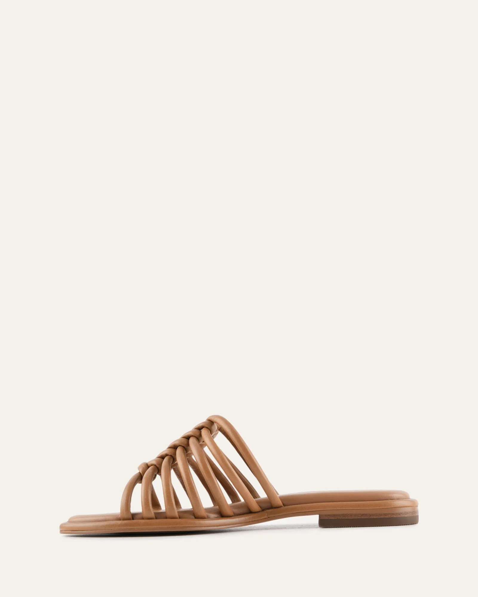 CHIA FLAT SANDALS TUSCAN TAN LEATHER sold by Jo Mercer product image thumbnail 5