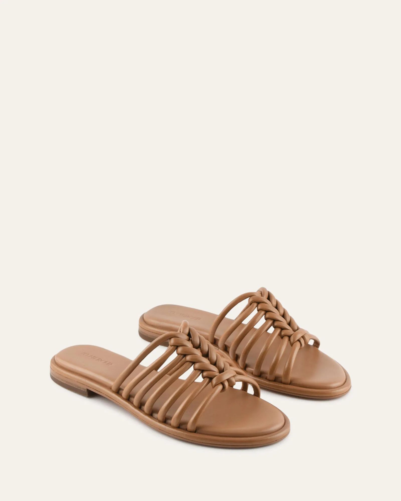 CHIA FLAT SANDALS TUSCAN TAN LEATHER sold by Jo Mercer product image thumbnail 2