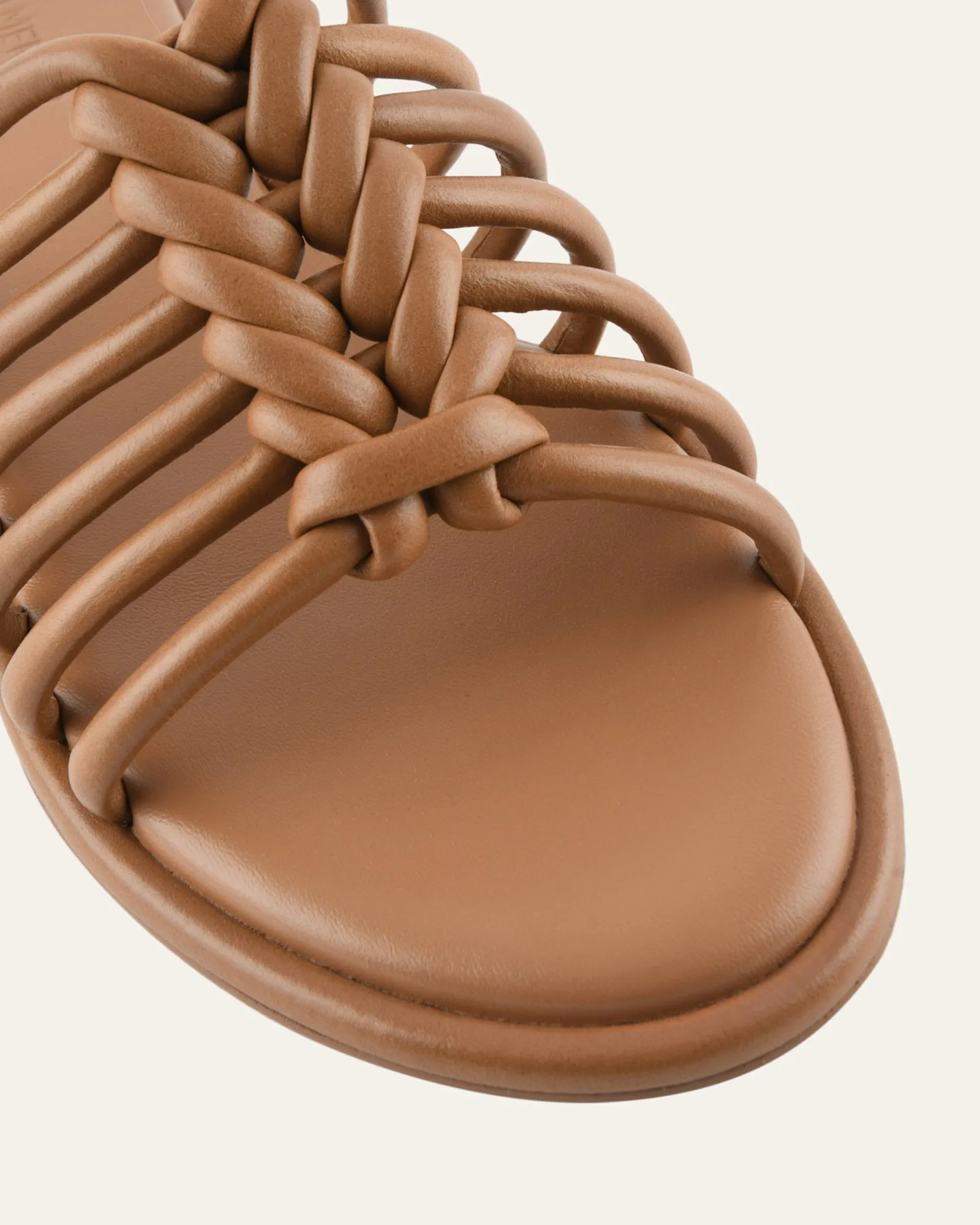 CHIA FLAT SANDALS TUSCAN TAN LEATHER sold by Jo Mercer product image thumbnail 3