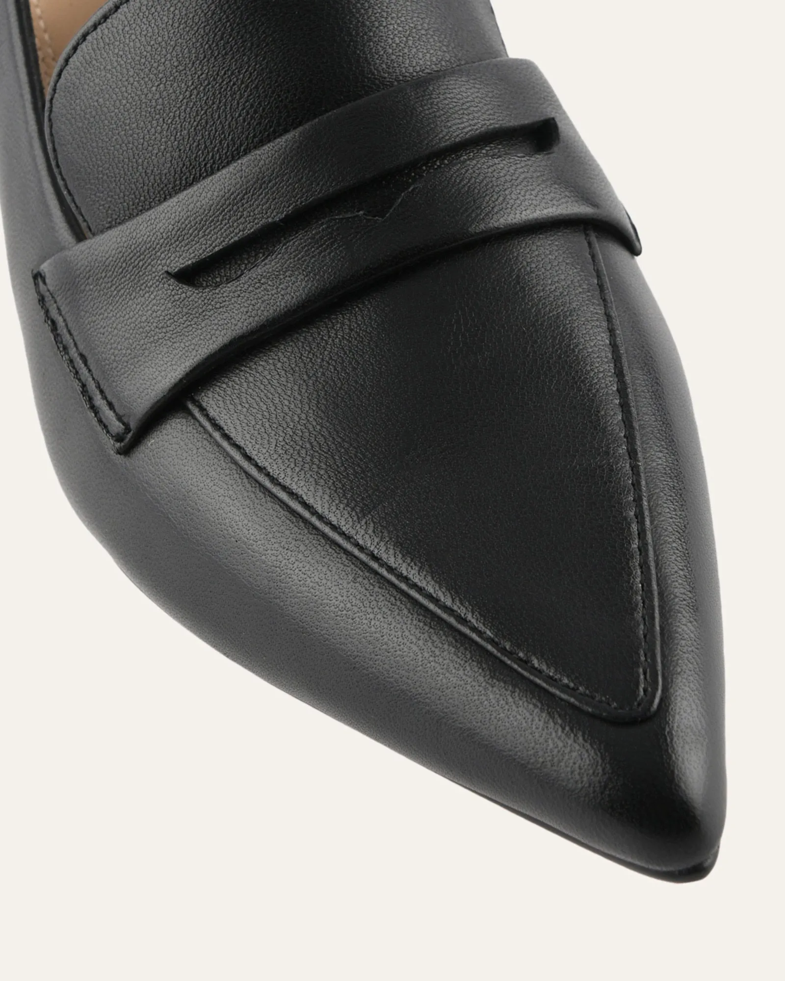 CARLTON LOW HEELS BLACK LEATHER sold by Jo Mercer product image thumbnail 3