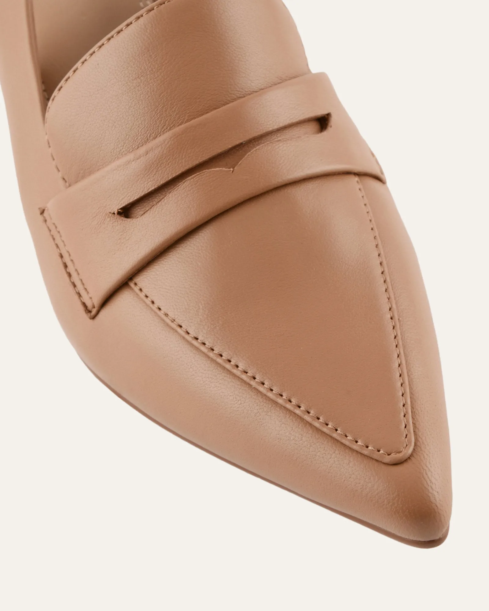 CARLTON LOW HEELS TAN LEATHER sold by Jo Mercer product image thumbnail 3