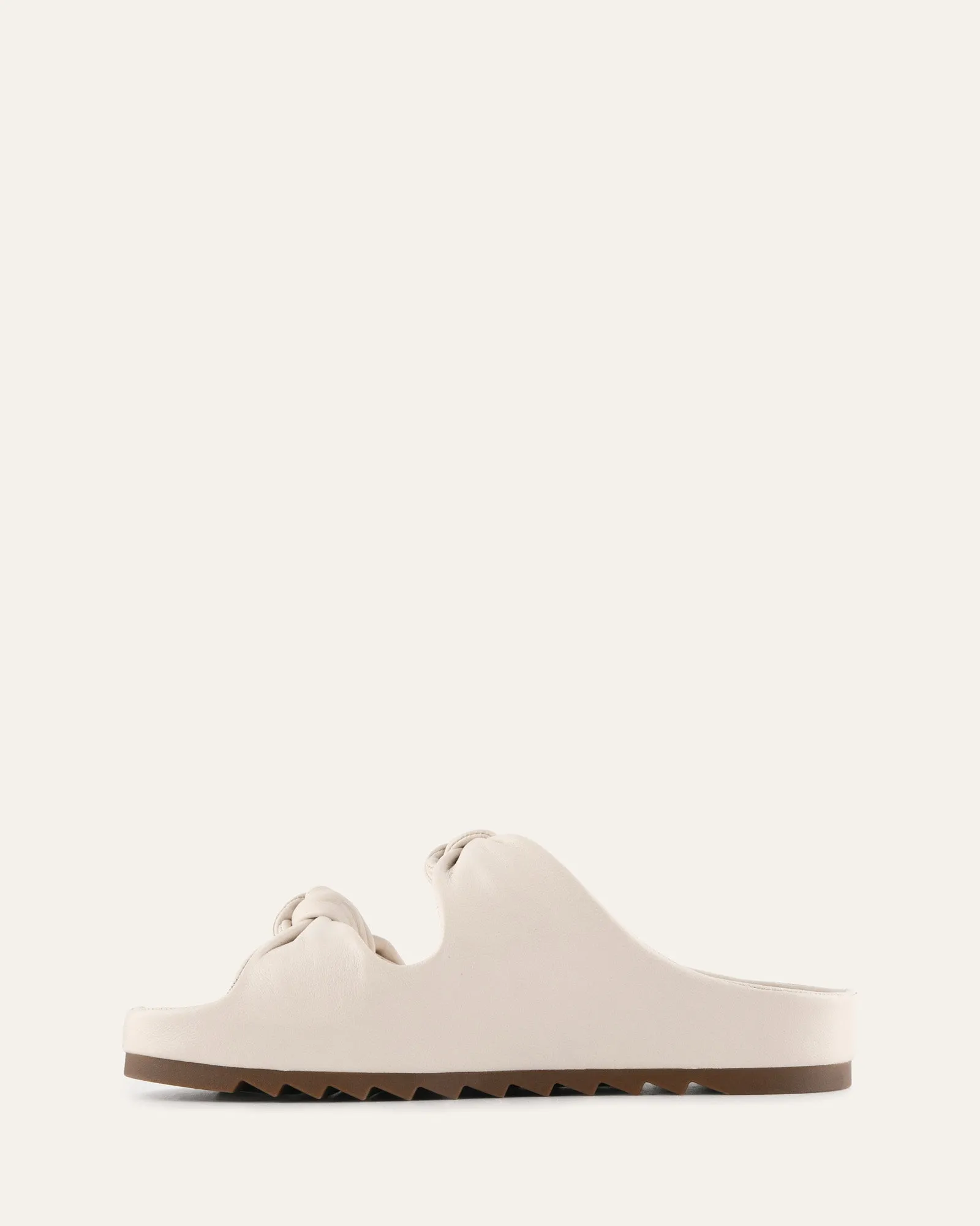 BLOSSOM FLAT SANDALS OFF WHITE LEATHER sold by Jo Mercer product image thumbnail 5
