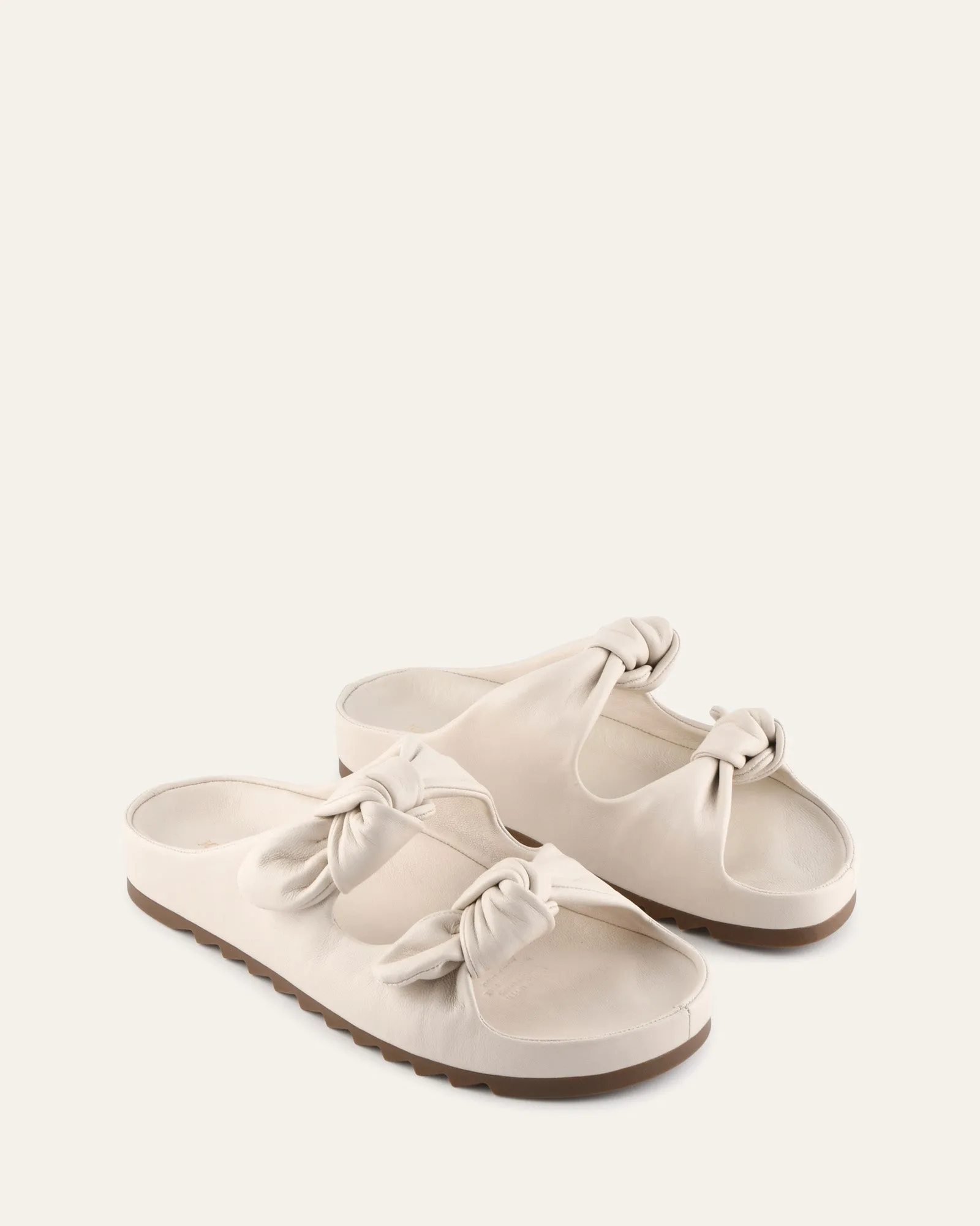 BLOSSOM FLAT SANDALS OFF WHITE LEATHER sold by Jo Mercer product image thumbnail 2