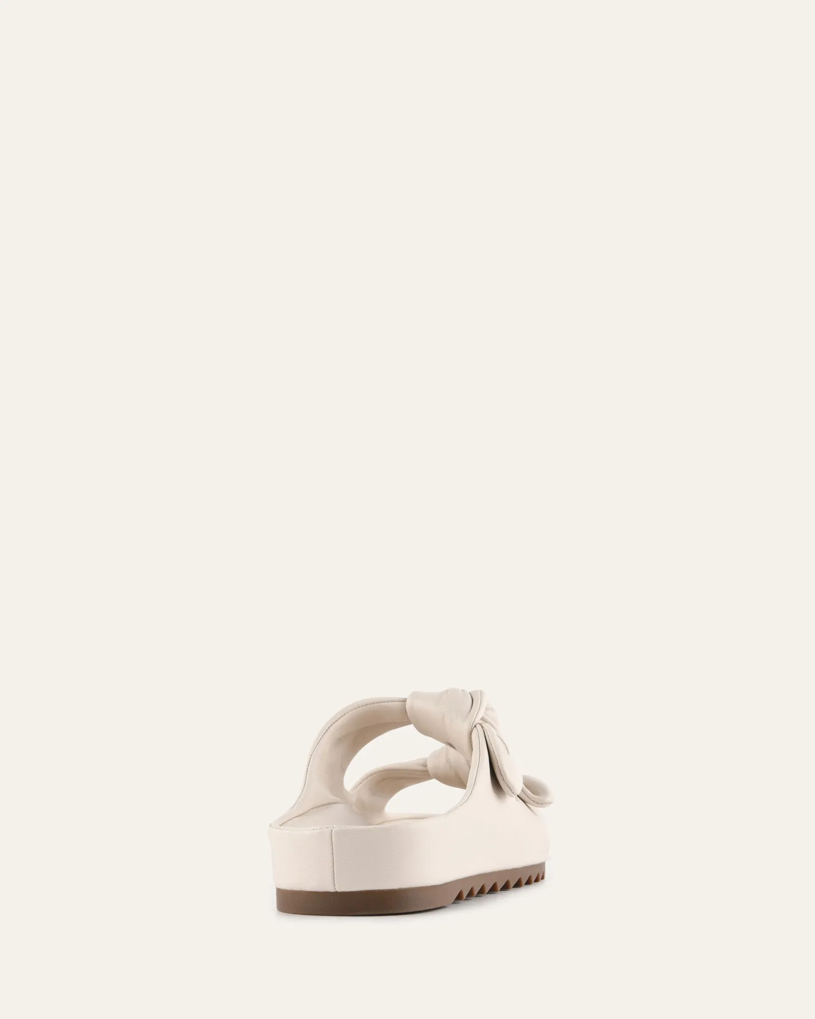 BLOSSOM FLAT SANDALS OFF WHITE LEATHER sold by Jo Mercer product image thumbnail 4