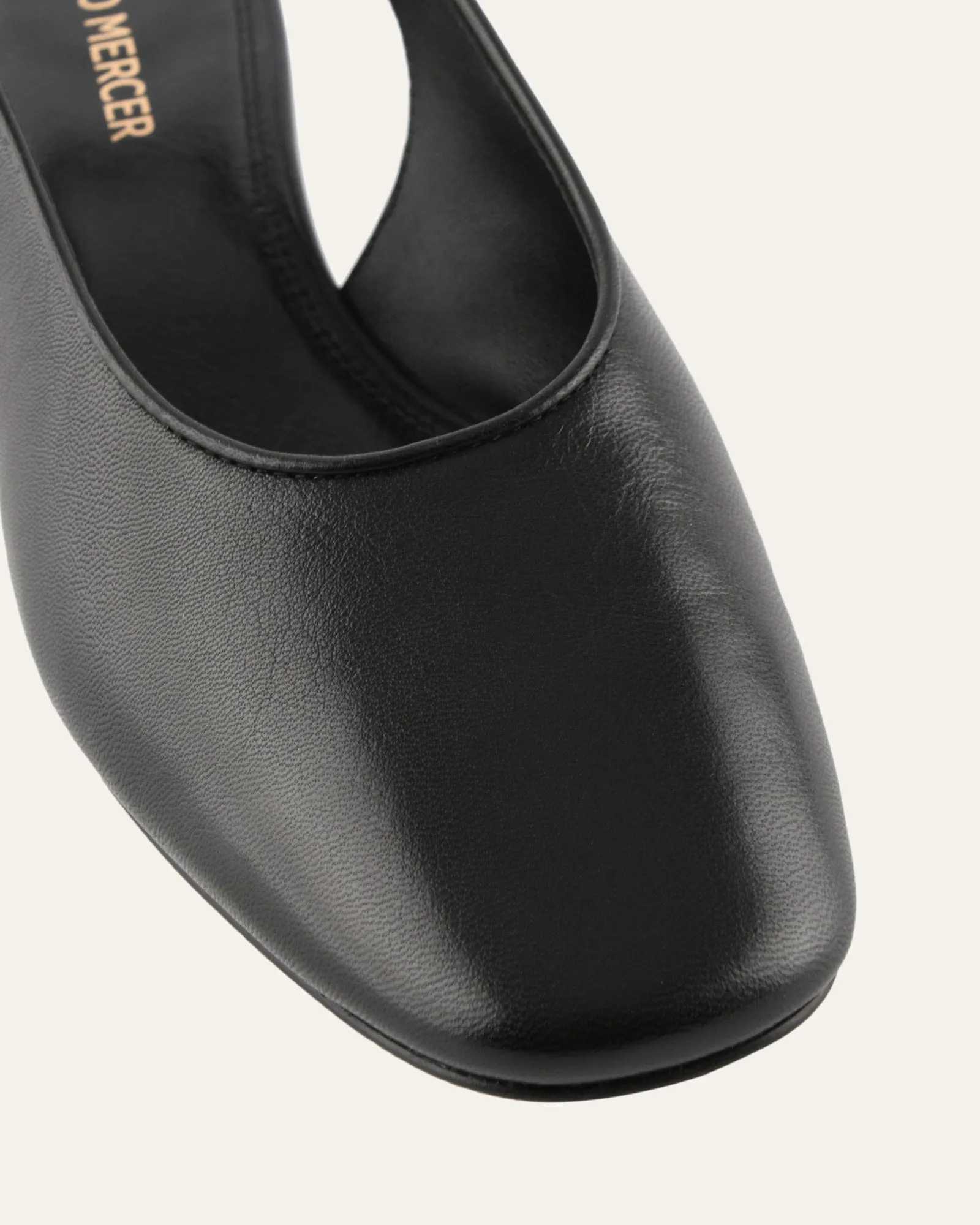 ORBIT LOW HEELS BLACK LEATHER sold by Jo Mercer product image thumbnail 4