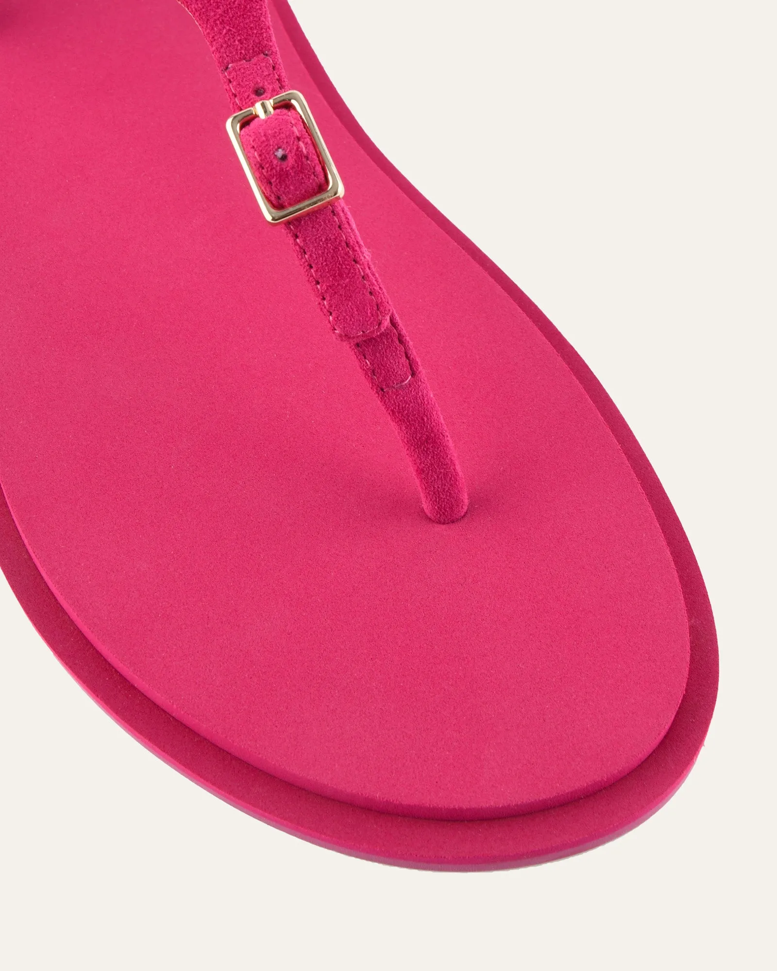 MIRO FLAT SANDALS FUSCHIA SUEDE sold by Jo Mercer product image thumbnail 3
