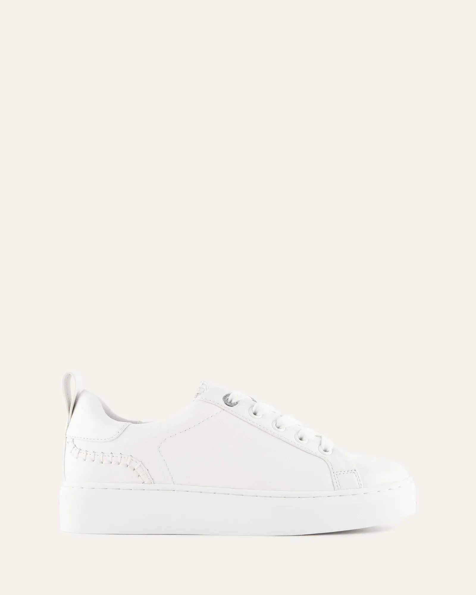 HAZEL SNEAKERS WHITE LEATHER sold by Jo Mercer