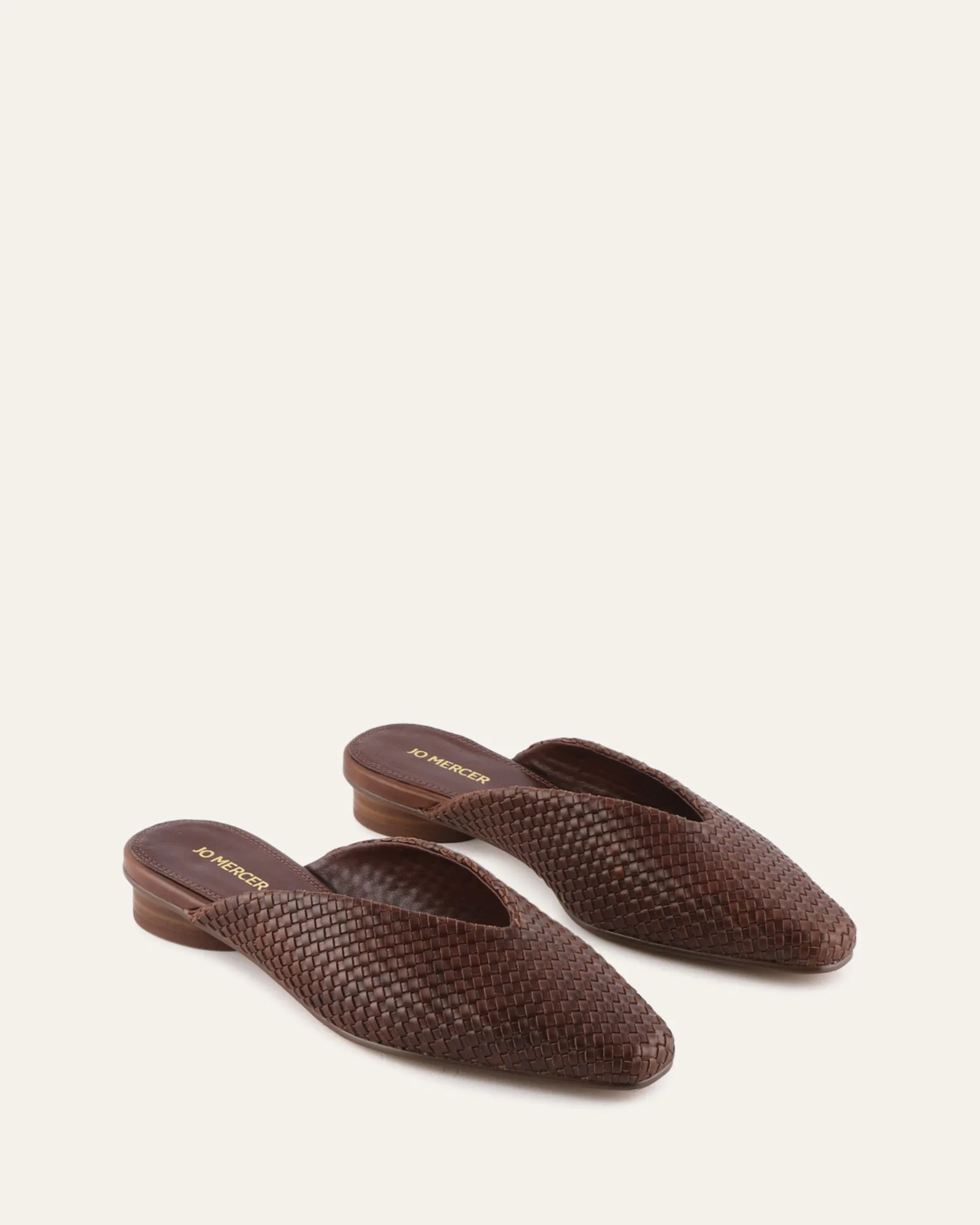 LENA DRESS FLATS PECAN LEATHER sold by Jo Mercer product image thumbnail 3