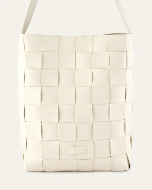 HAZE TOTE BAG OFF WHITE LEATHER sold by Jo Mercer