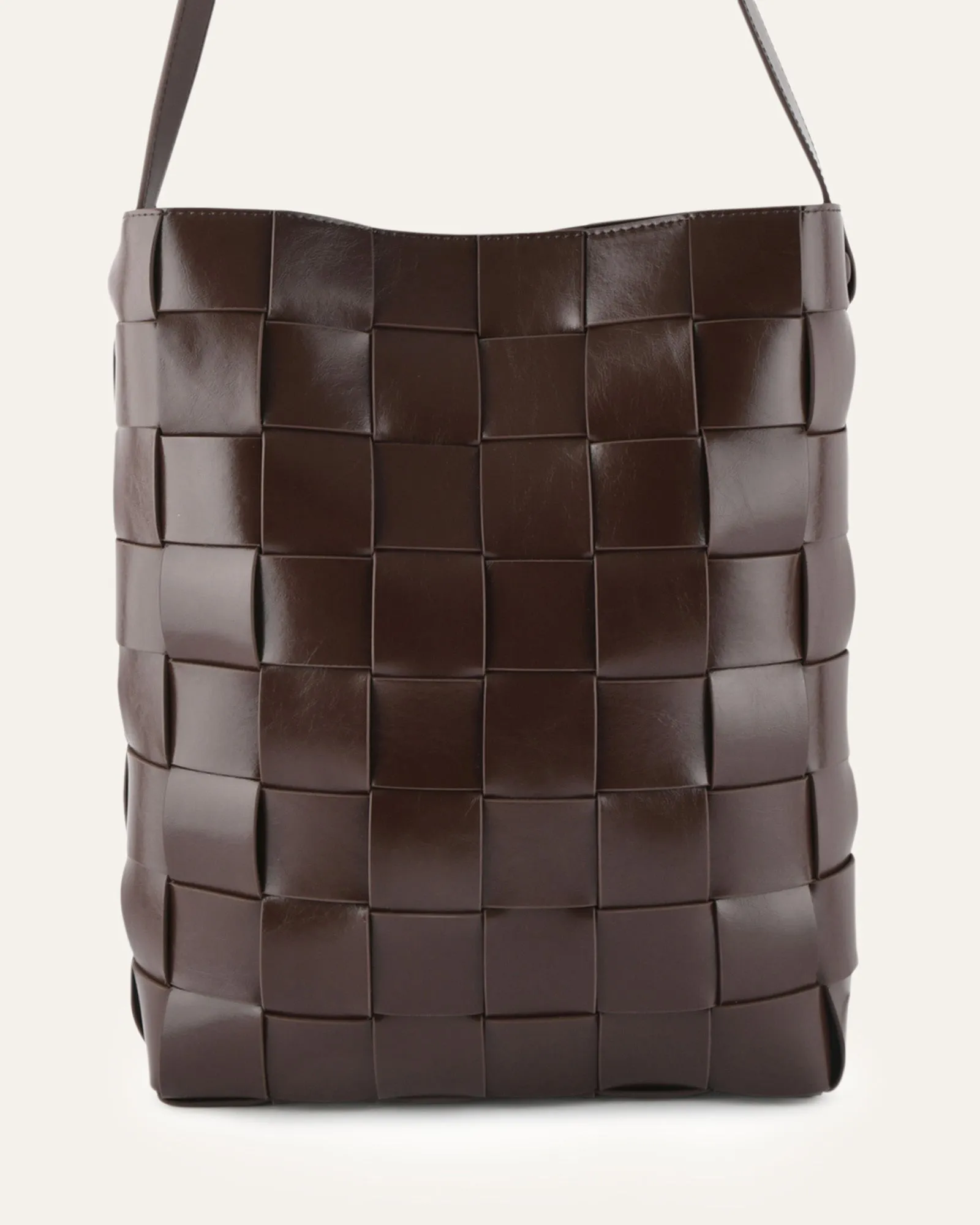 HAZE TOTE BAG BITTER CHOC LEATHER sold by Jo Mercer product image thumbnail 3