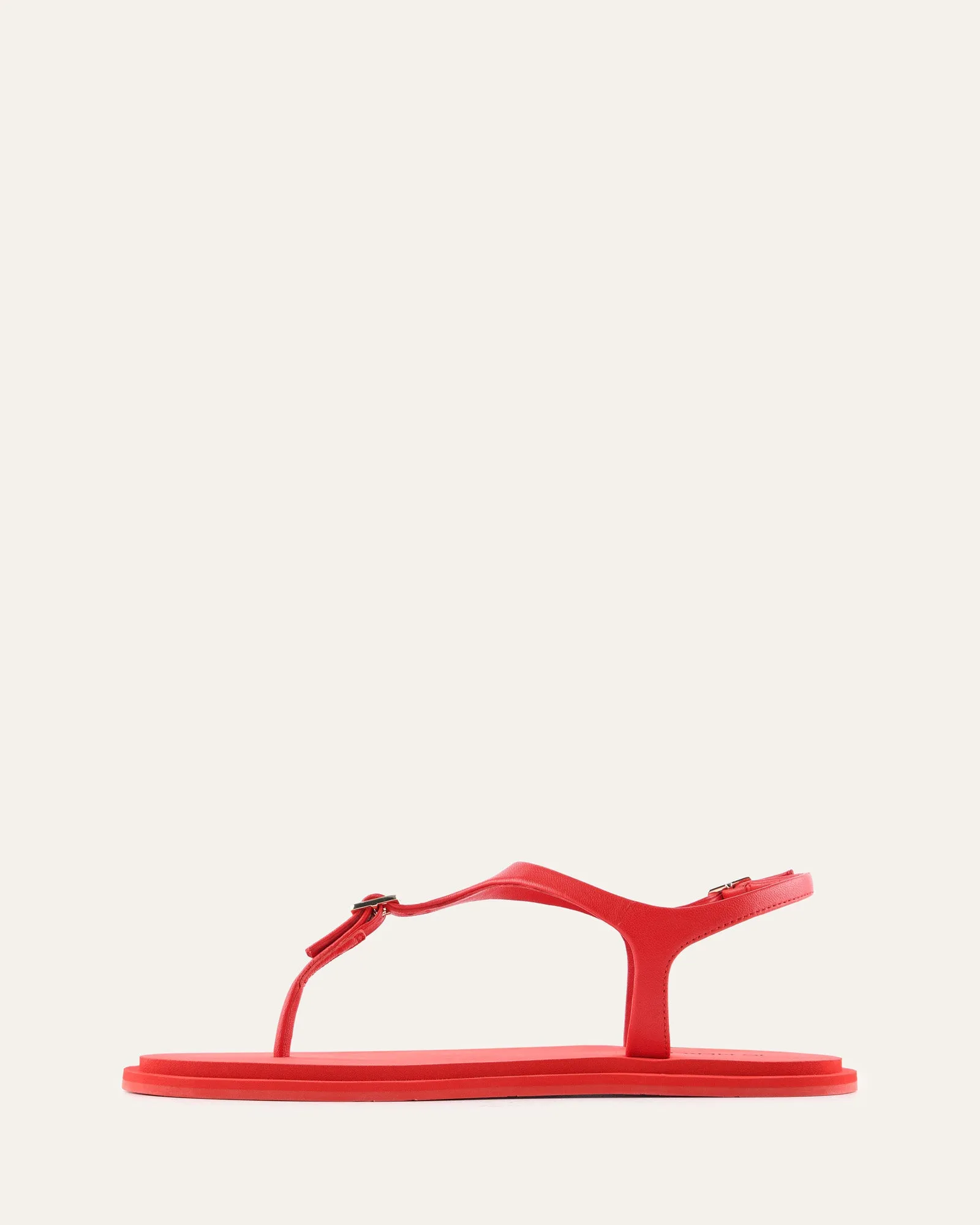 MIRO FLAT SANDALS RED LEATHER sold by Jo Mercer product image thumbnail 5
