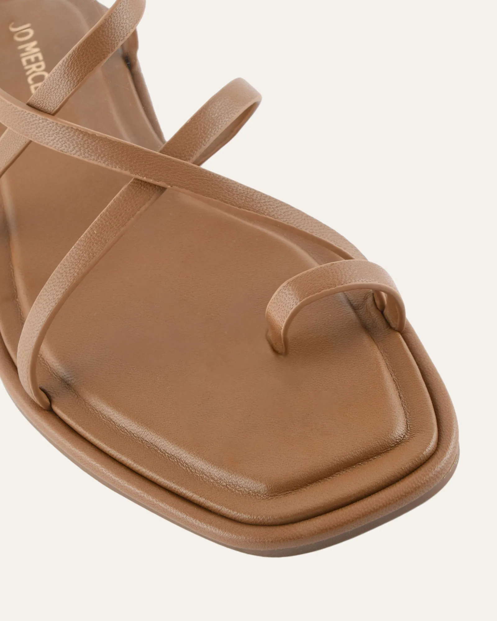 AVEN FLAT SANDALS TUSCAN TAN LEATHER sold by Jo Mercer product image thumbnail 4