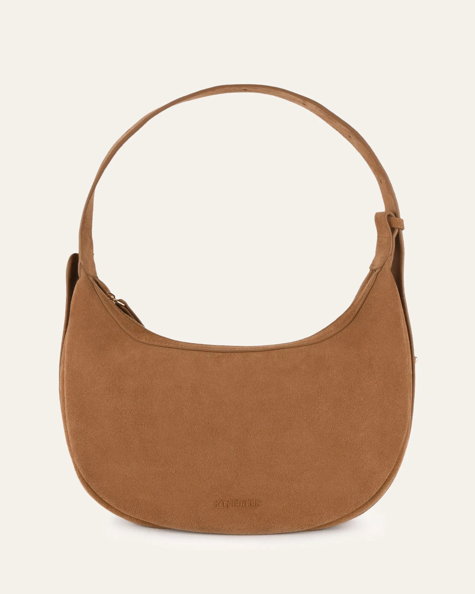 TAYA SHOULDER BAG BISCUIT SUEDE sold by Jo Mercer