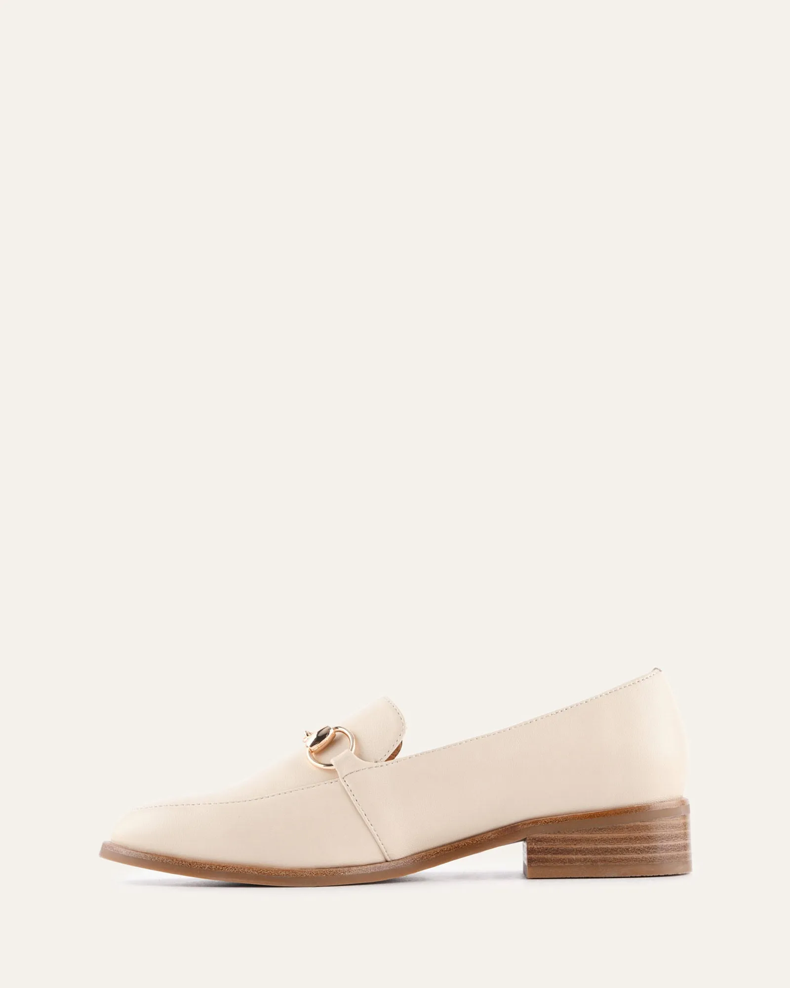 ROWAN LOAFERS CREAM LEATHER sold by Jo Mercer product image thumbnail 4