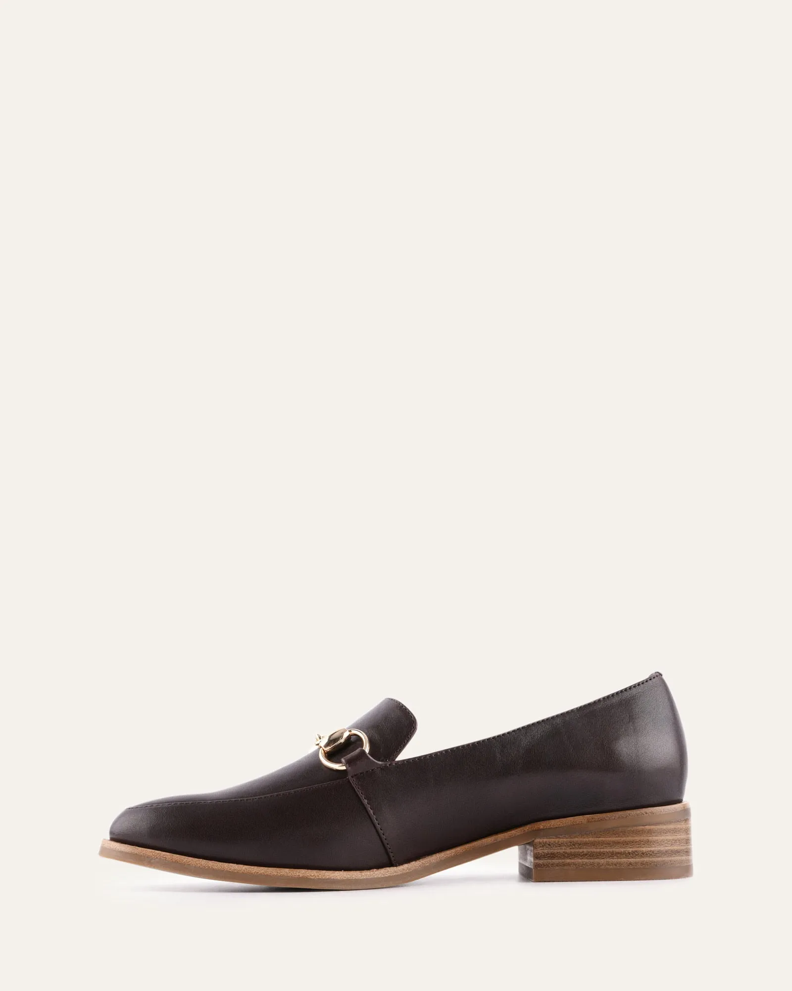 ROWAN LOAFERS CHOCOLATE LEATHER sold by Jo Mercer product image thumbnail 4