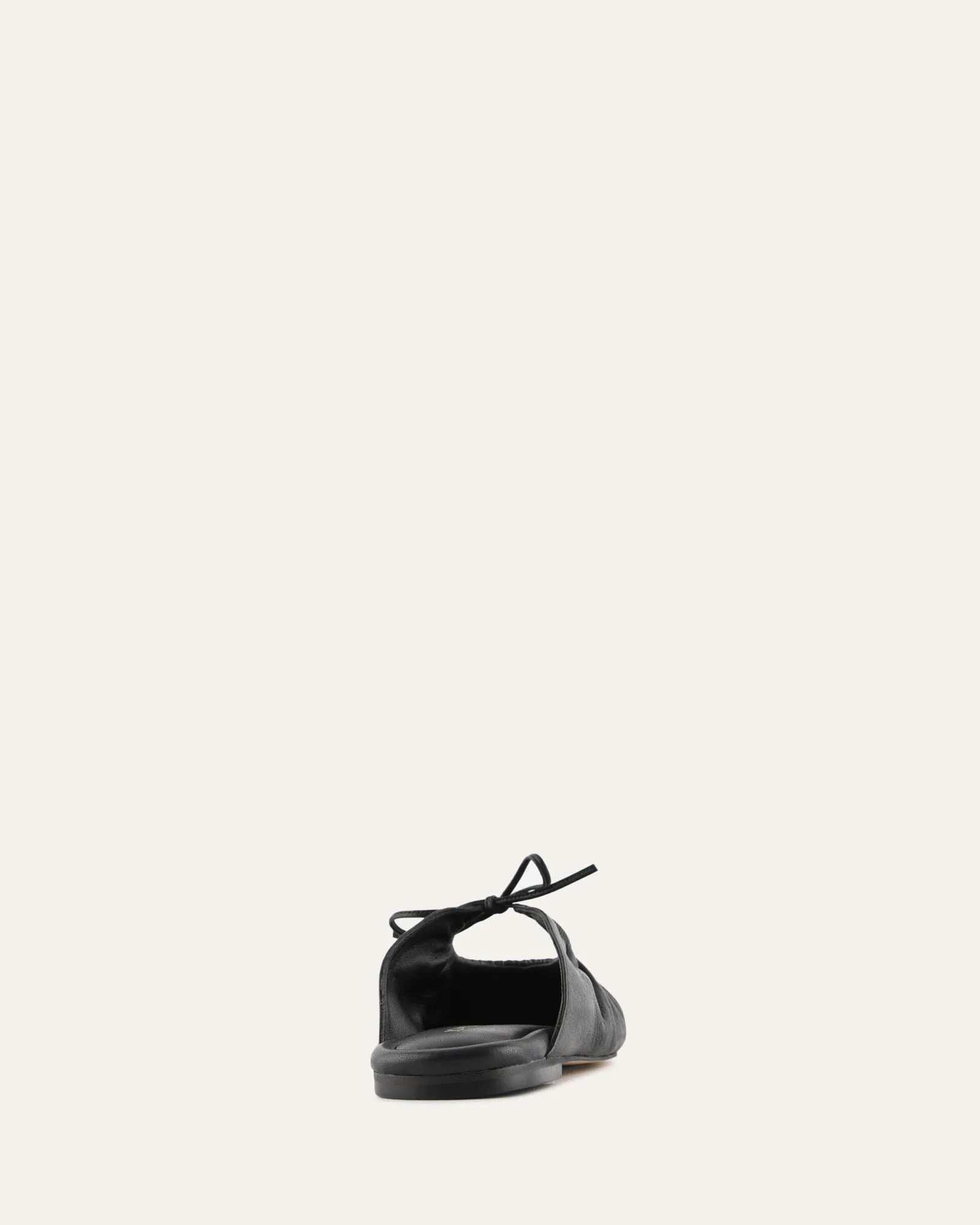 KEVA CASUAL FLATS BLACK LEATHER sold by Jo Mercer product image thumbnail 5
