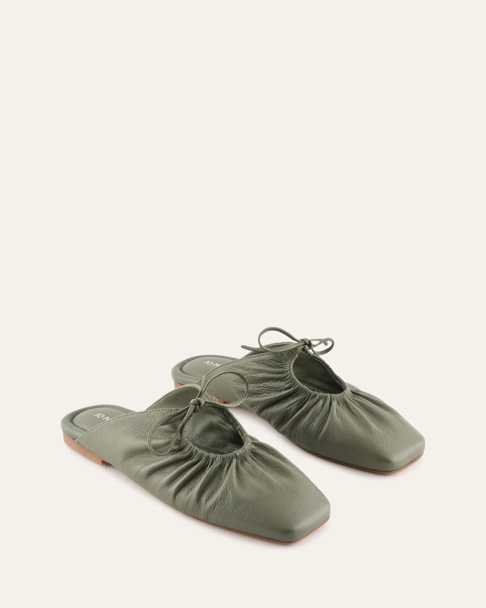 KEVA CASUAL FLATS SAGE LEATHER sold by Jo Mercer product image thumbnail 3