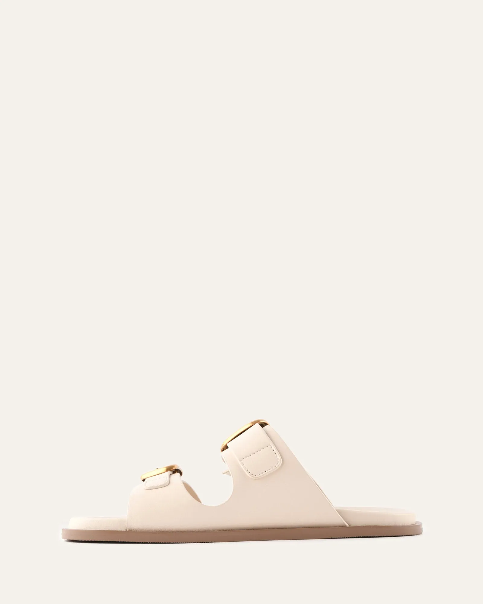 SOL FLAT SANDALS OFF WHITE LEATHER sold by Jo Mercer product image thumbnail 5
