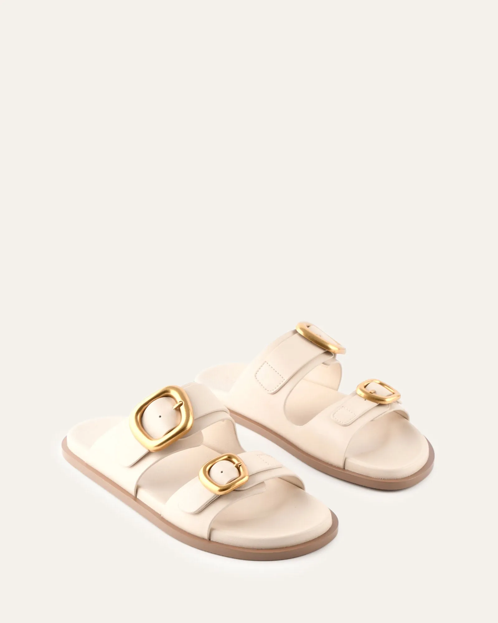 SOL FLAT SANDALS OFF WHITE LEATHER sold by Jo Mercer product image thumbnail 2