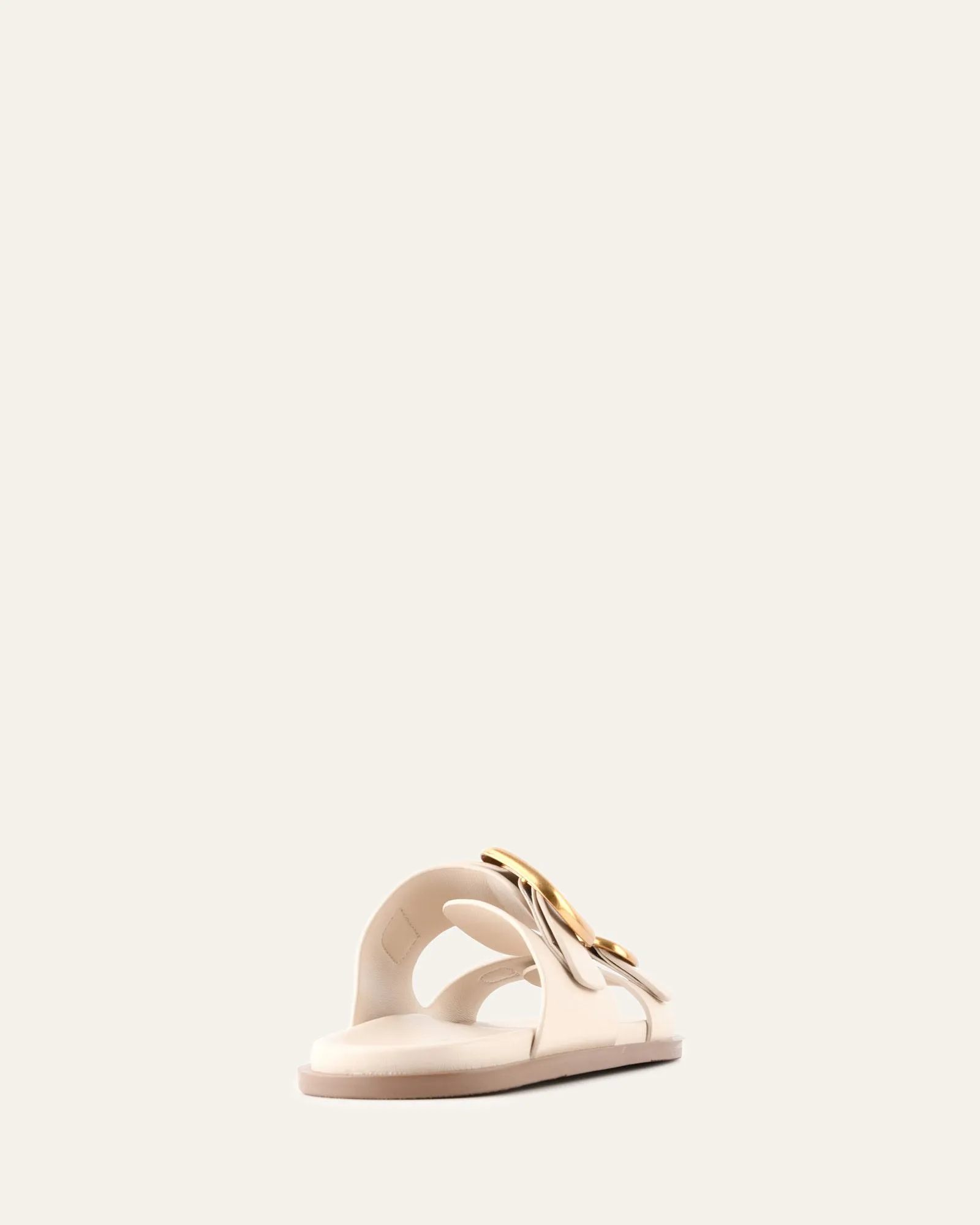 SOL FLAT SANDALS OFF WHITE LEATHER sold by Jo Mercer product image thumbnail 4
