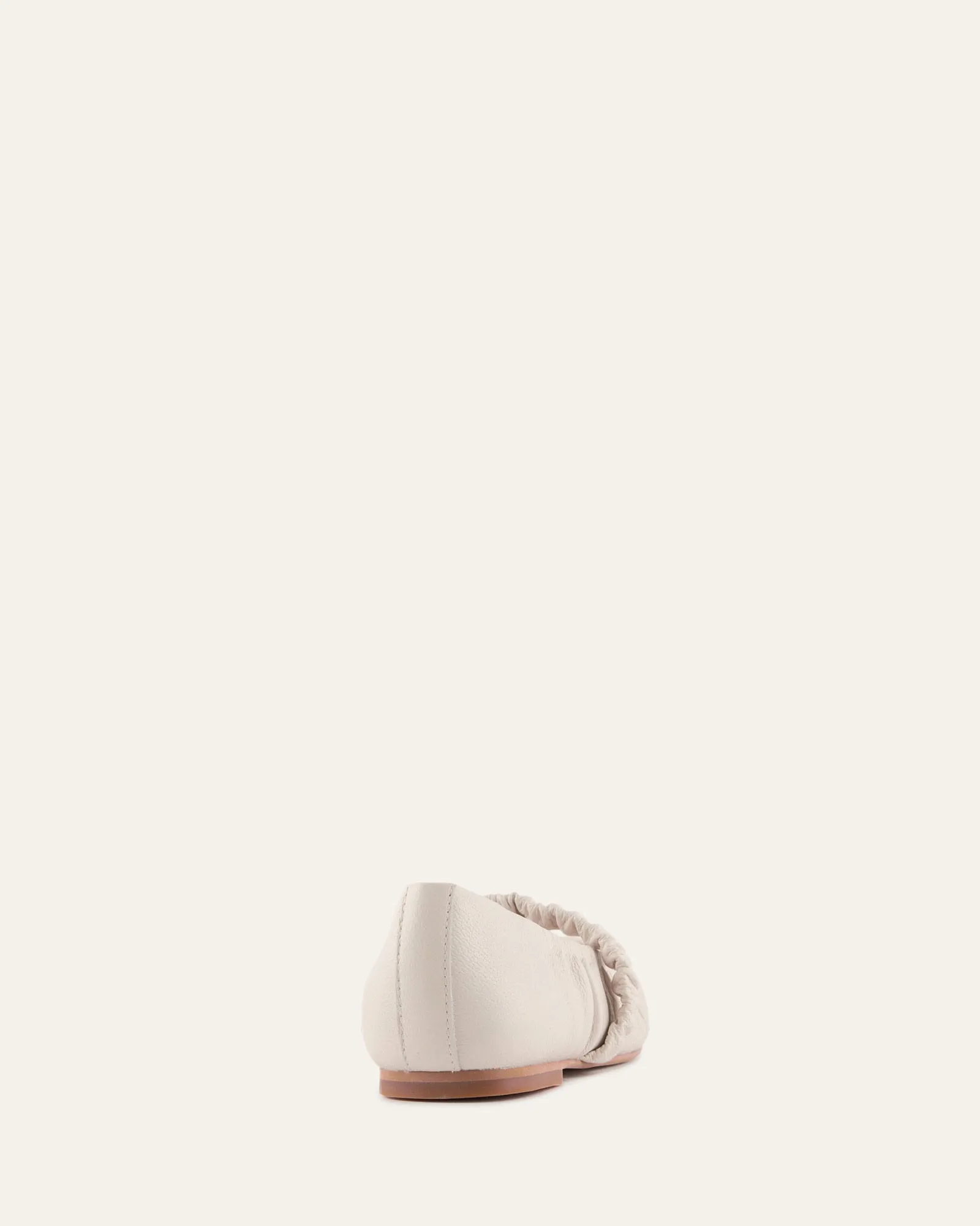 KEELY BALLET FLATS OFF WHITE LEATHER sold by Jo Mercer product image thumbnail 4