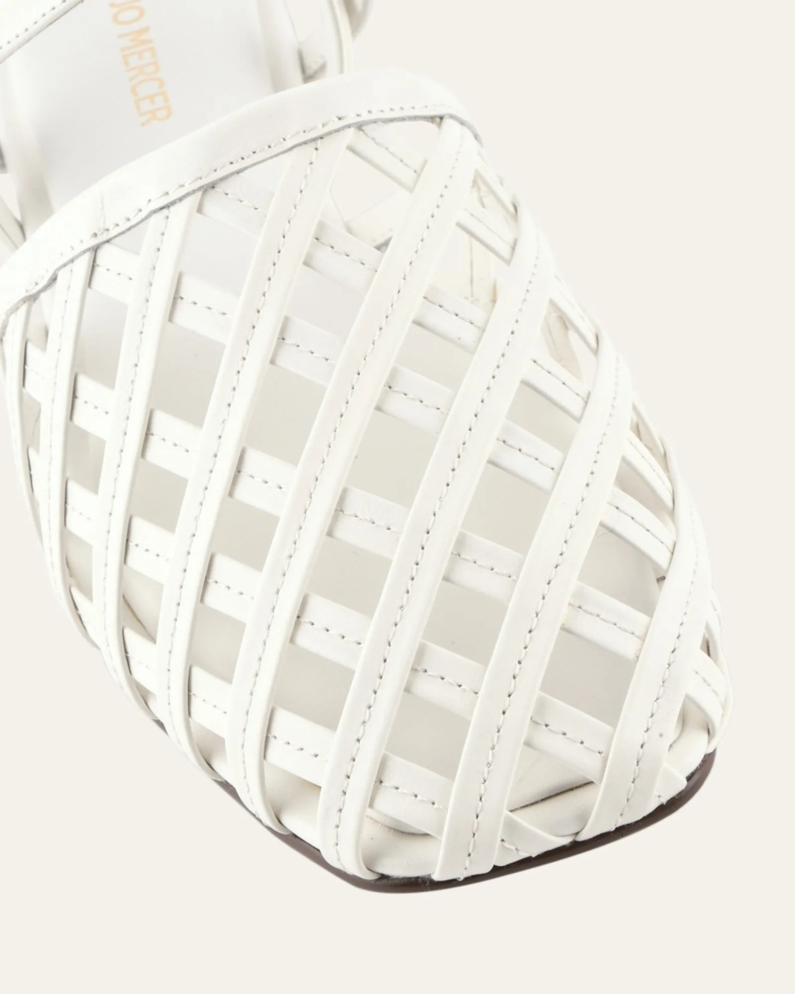EROS CASUAL FLATS WHITE LEATHER sold by Jo Mercer product image thumbnail 4