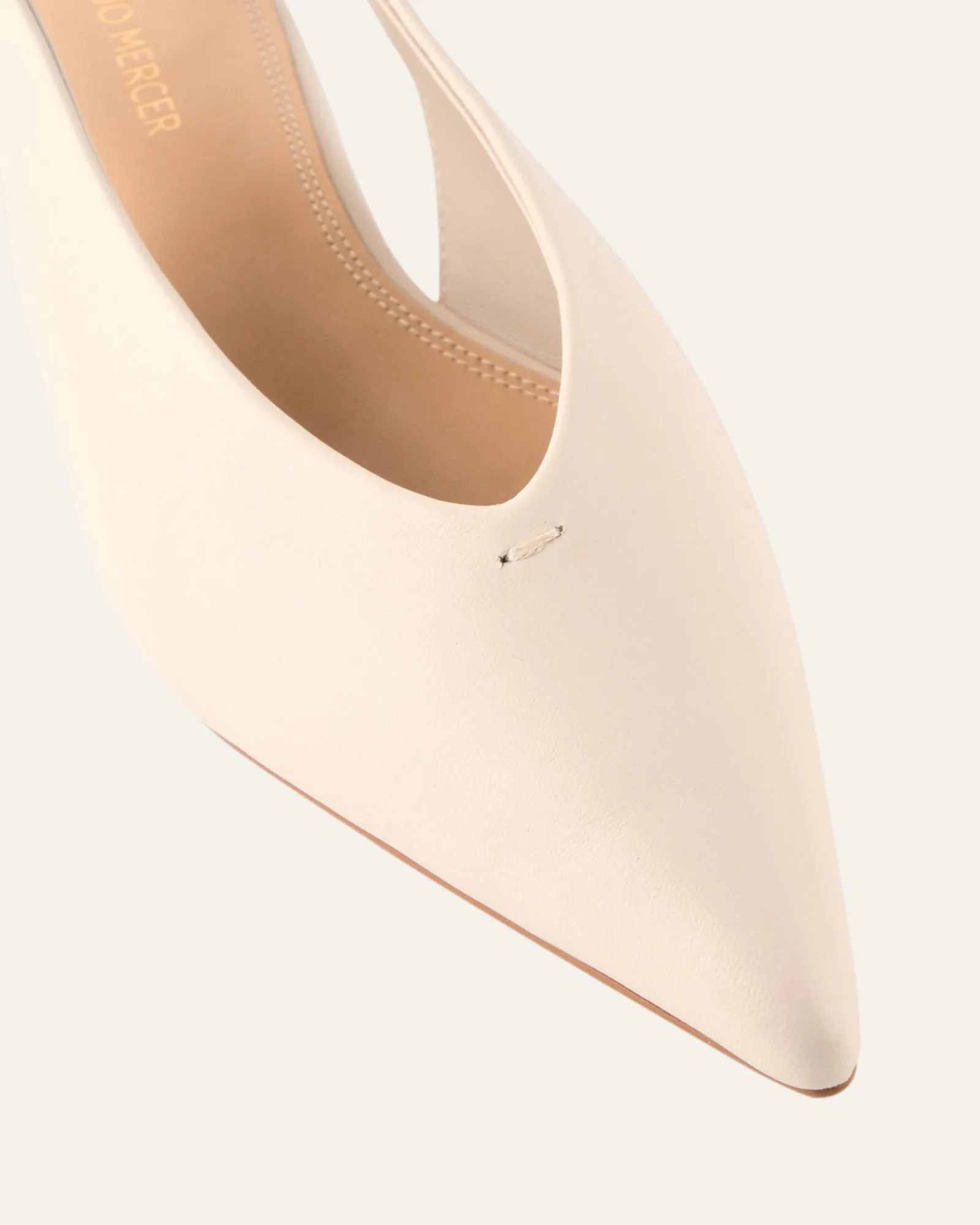 ALBIE DRESS FLATS OFF WHITE LEATHER sold by Jo Mercer product image thumbnail 3