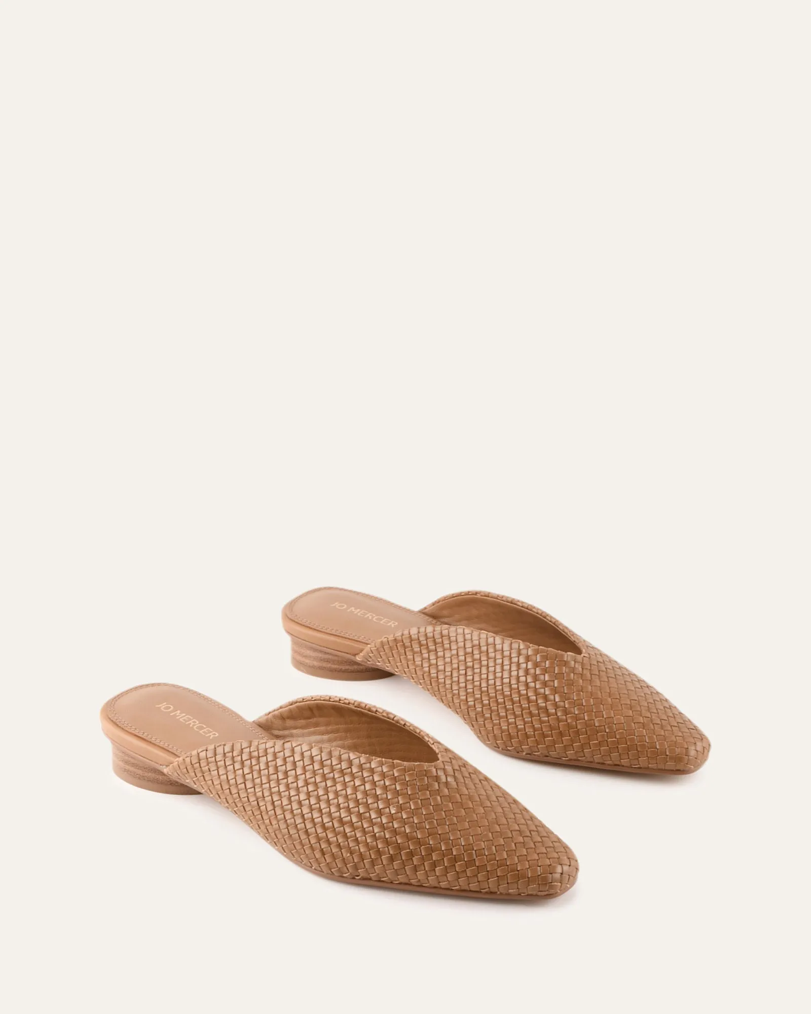 LENA DRESS FLATS TUSCAN TAN LEATHER sold by Jo Mercer product image thumbnail 2