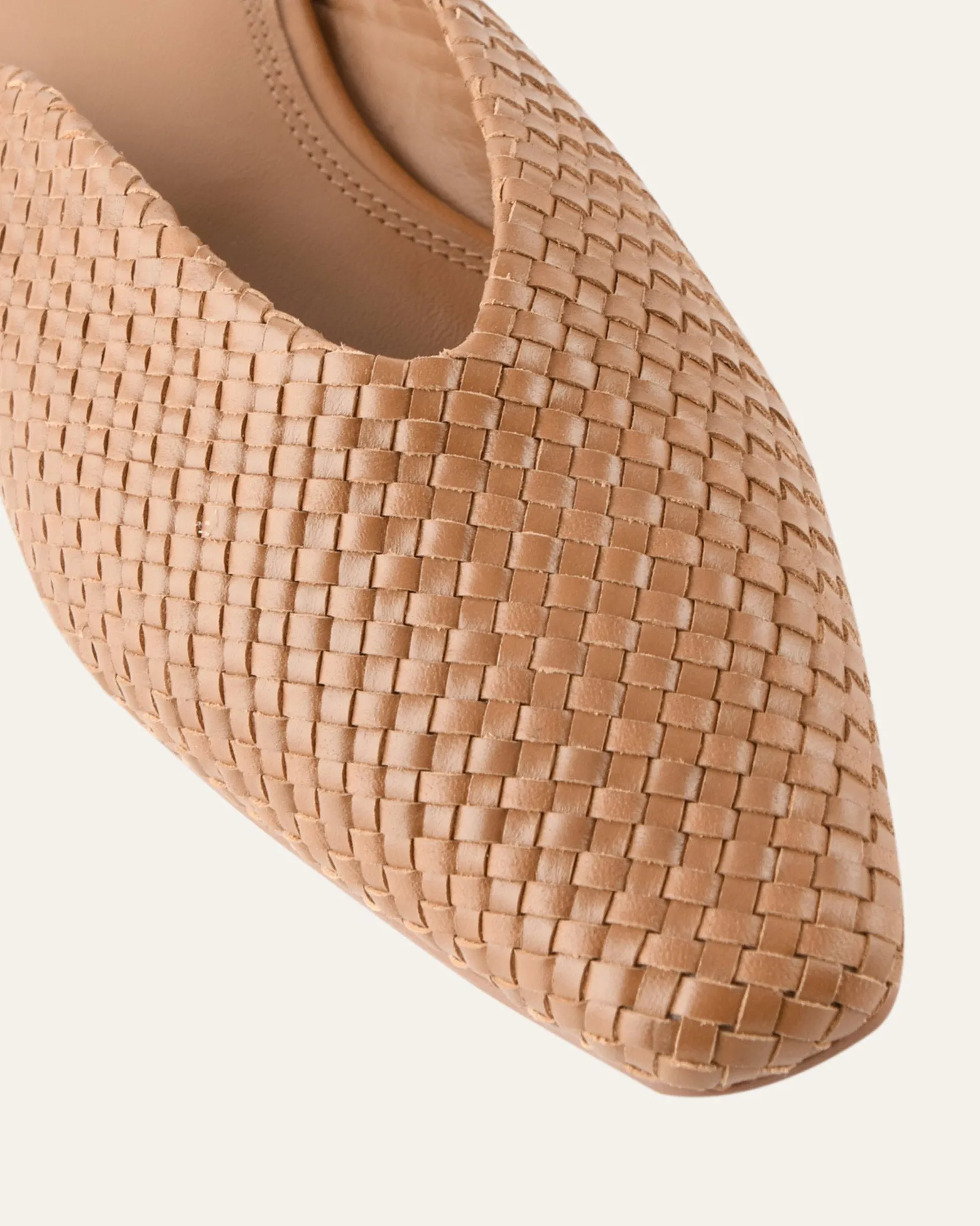 LENA DRESS FLATS TUSCAN TAN LEATHER sold by Jo Mercer product image thumbnail 3