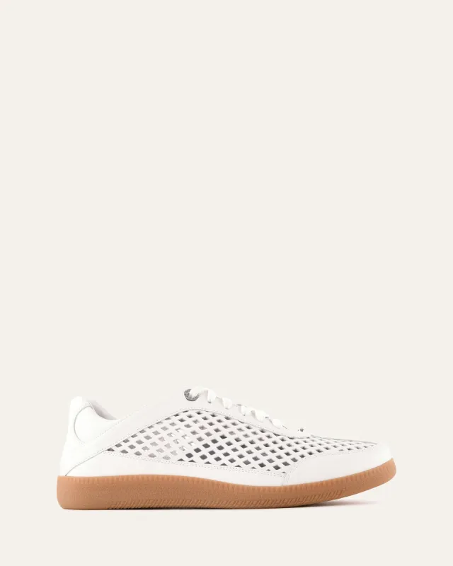 LIDO SNEAKERS WHITE LEATHER sold by Jo Mercer