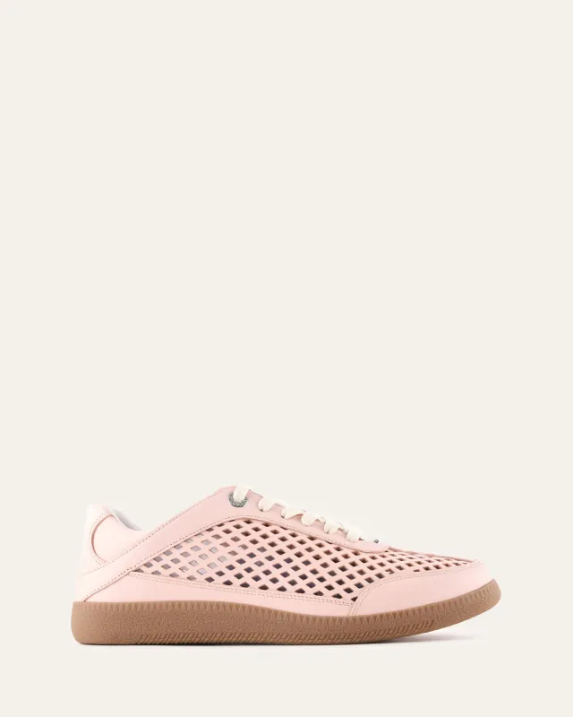 LIDO SNEAKERS PALE PINK LEATHER sold by Jo Mercer