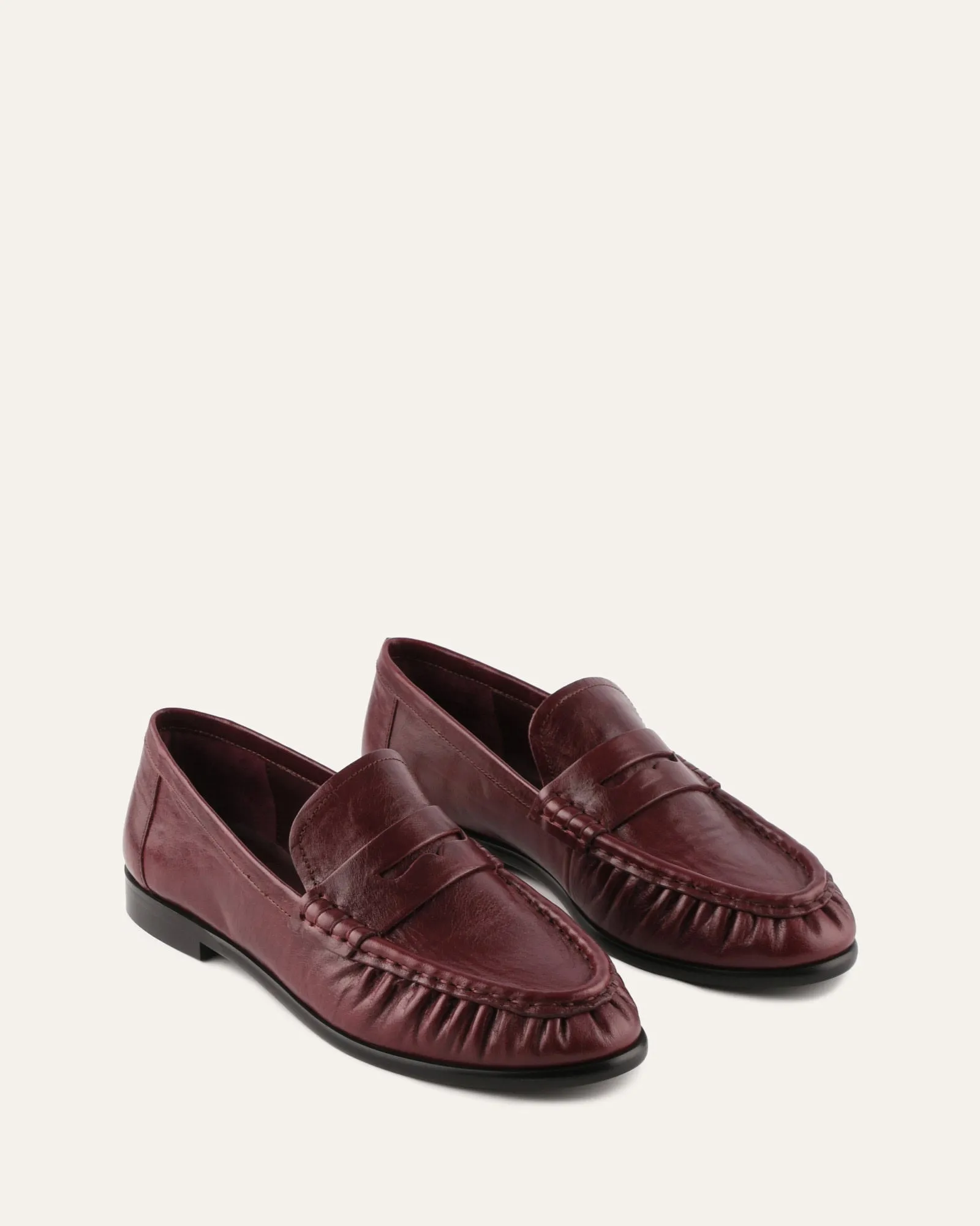 MYRTLE LOAFERS MULBERRY LEATHER sold by Jo Mercer product image thumbnail 2