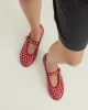 GIGI CASUAL FLATS RED LEATHER sold by Jo Mercer