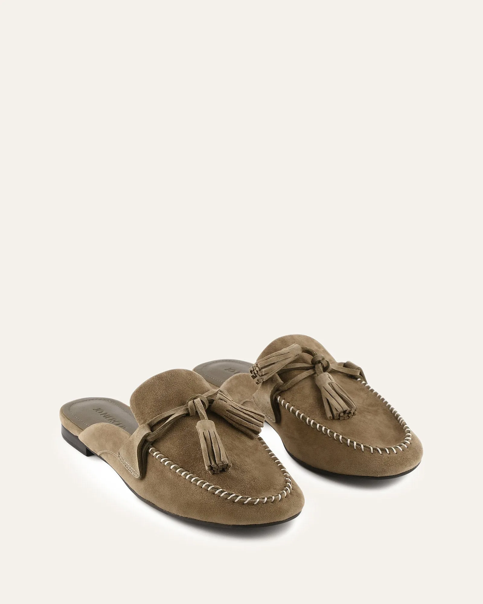 BASS LOAFERS OLIVE SUEDE sold by Jo Mercer product image thumbnail 2