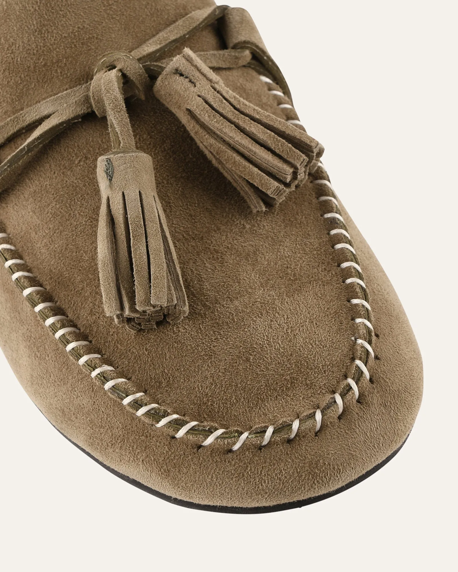 BASS LOAFERS OLIVE SUEDE sold by Jo Mercer product image thumbnail 3
