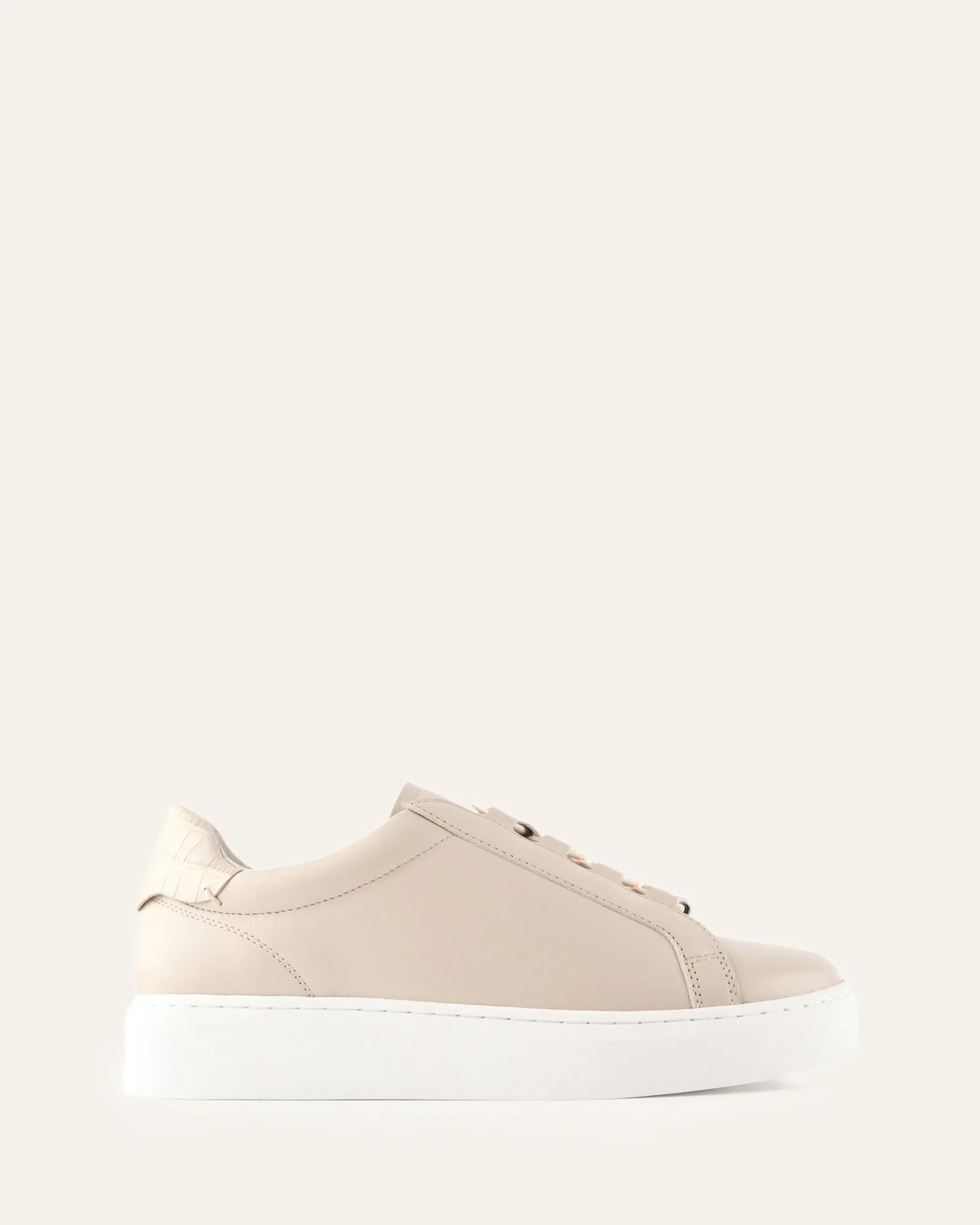 HAWKE SNEAKERS BONE LEATHER sold by Jo Mercer