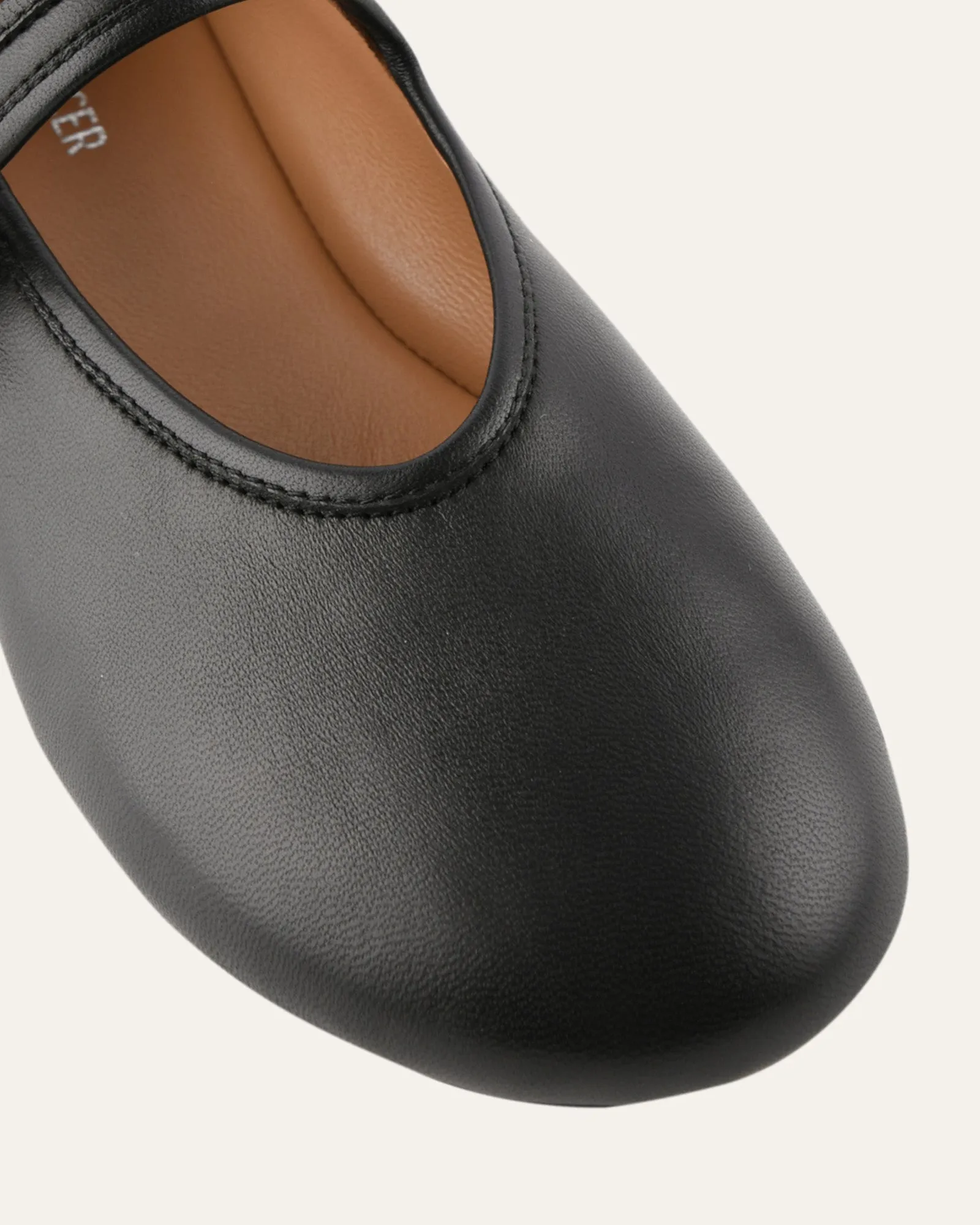 LENNY CASUAL FLATS BLACK LEATHER sold by Jo Mercer product image thumbnail 3