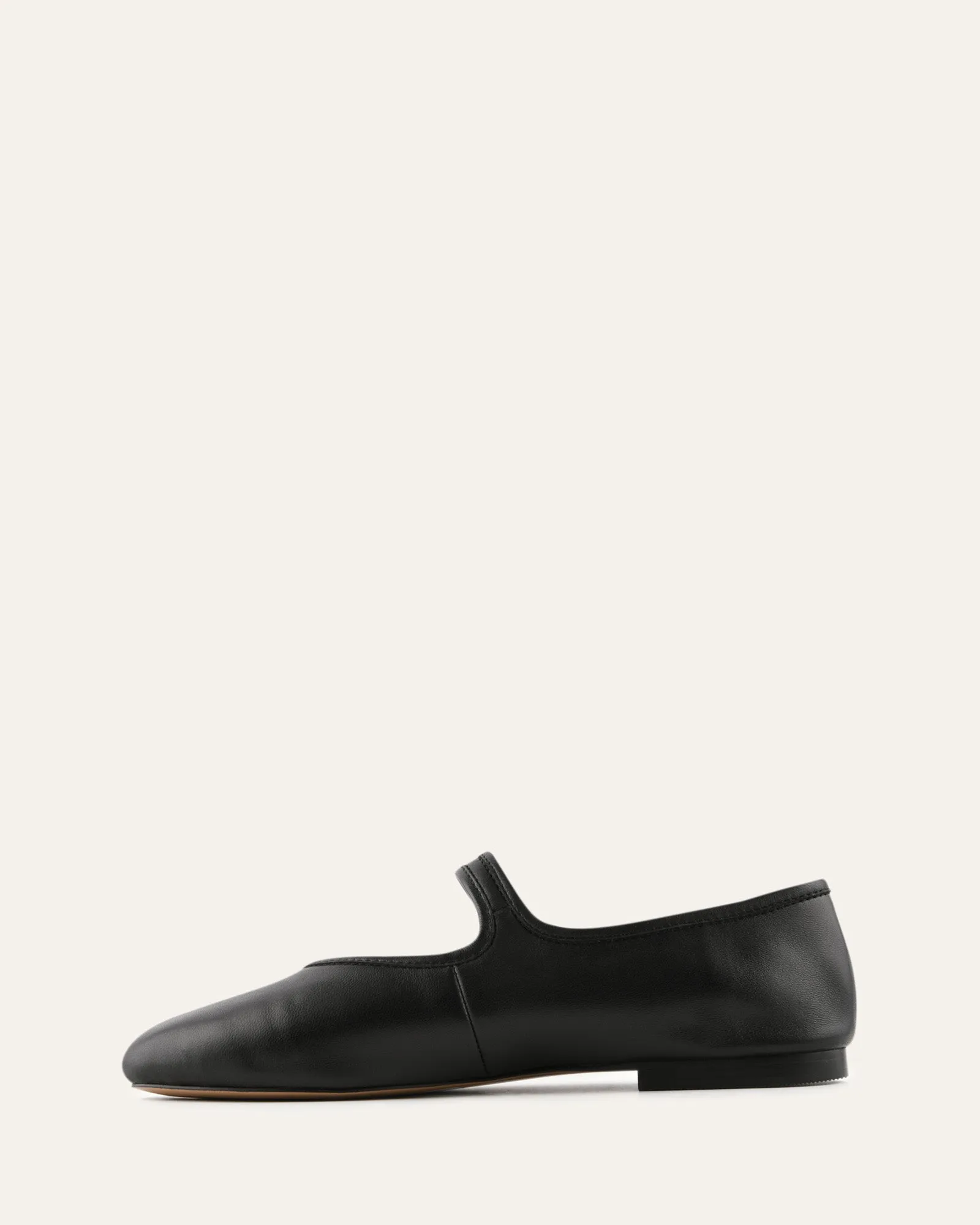 LENNY CASUAL FLATS BLACK LEATHER sold by Jo Mercer product image thumbnail 5