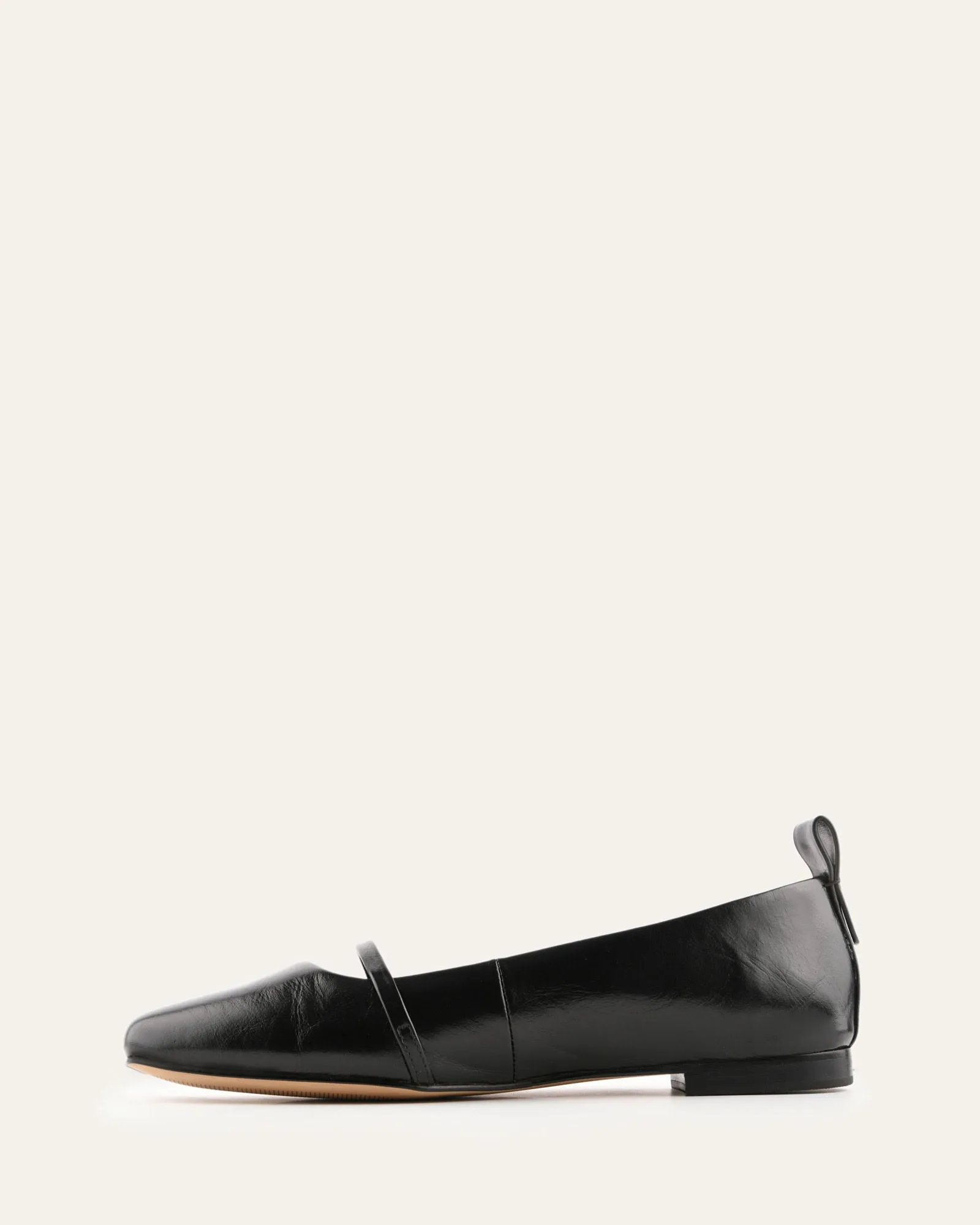 ARDEN DRESS FLATS BLACK LEATHER sold by Jo Mercer product image thumbnail 5