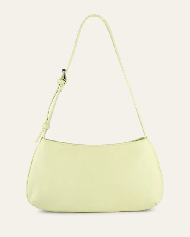 MEGAN SHOULDER BAG HONEYDEW GREEN LEATHER sold by Jo Mercer