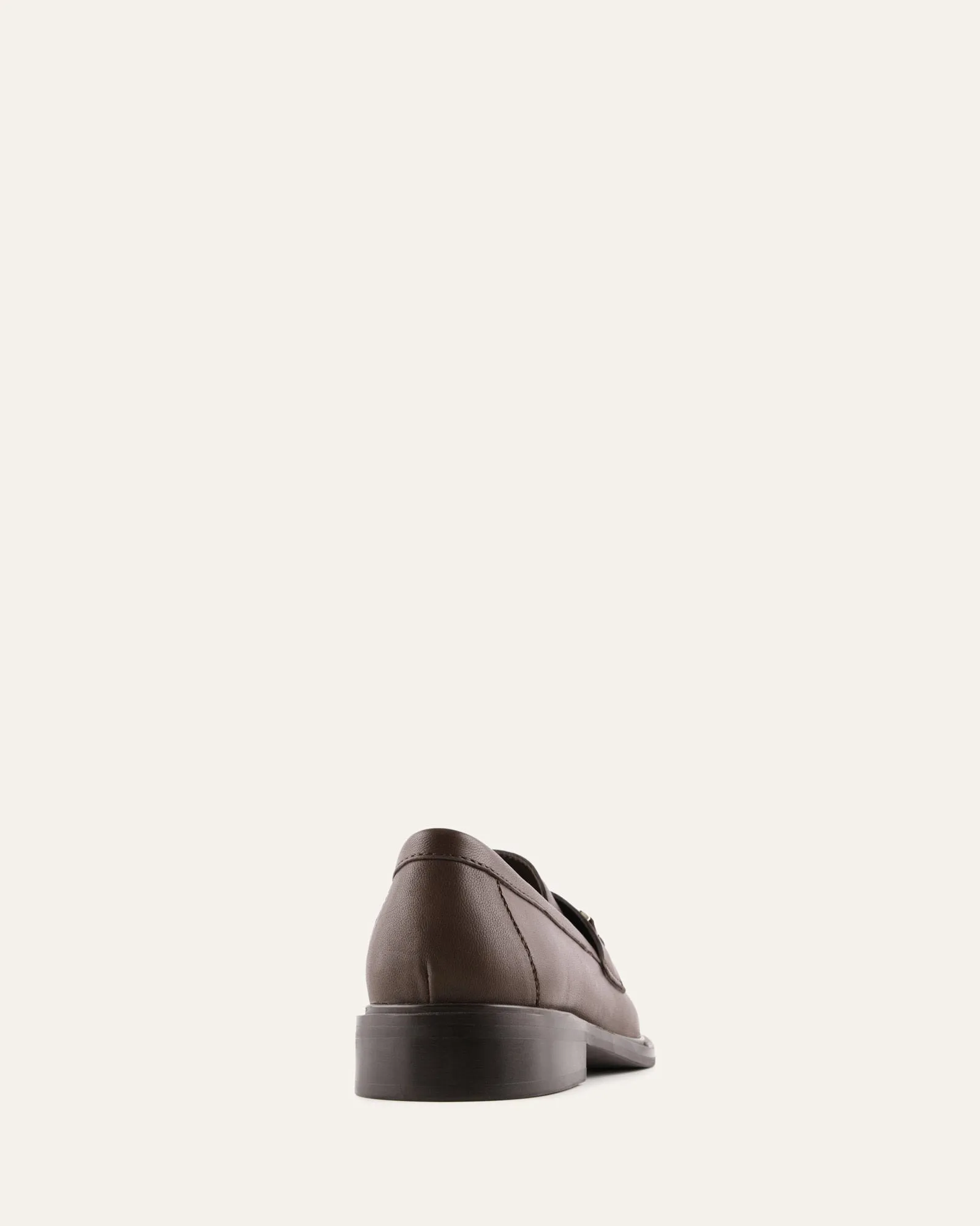 EDGAR LOAFERS CHOCOLATE LEATHER sold by Jo Mercer product image thumbnail 4