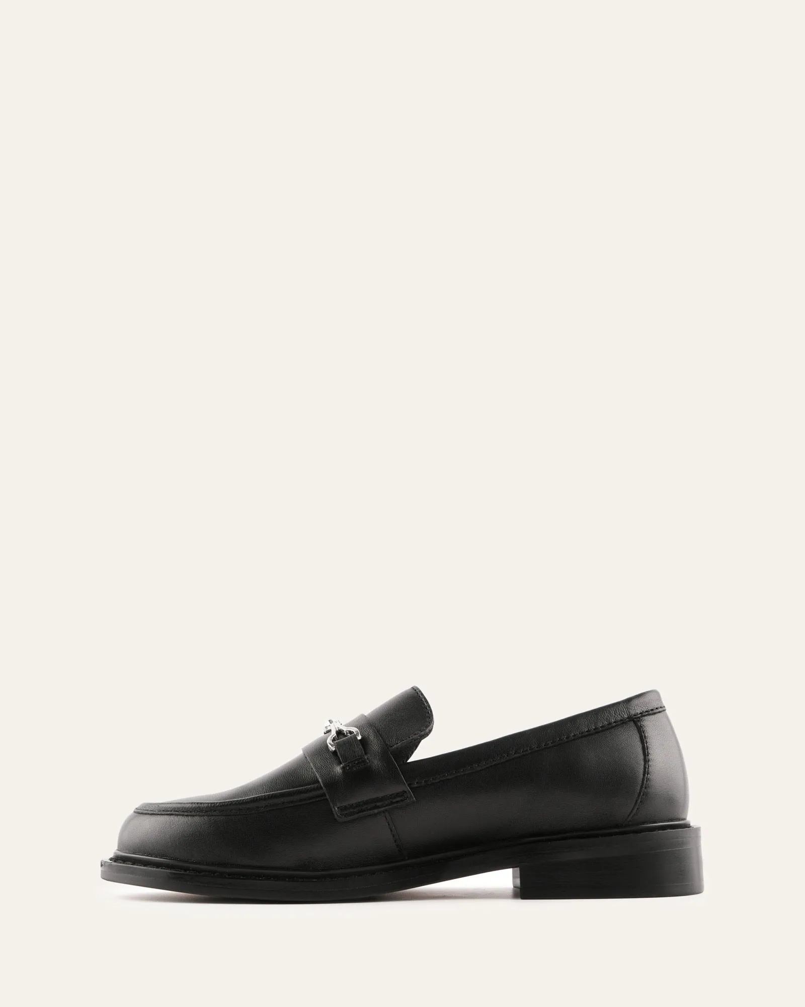 EDGAR LOAFERS BLACK LEATHER sold by Jo Mercer product image thumbnail 5