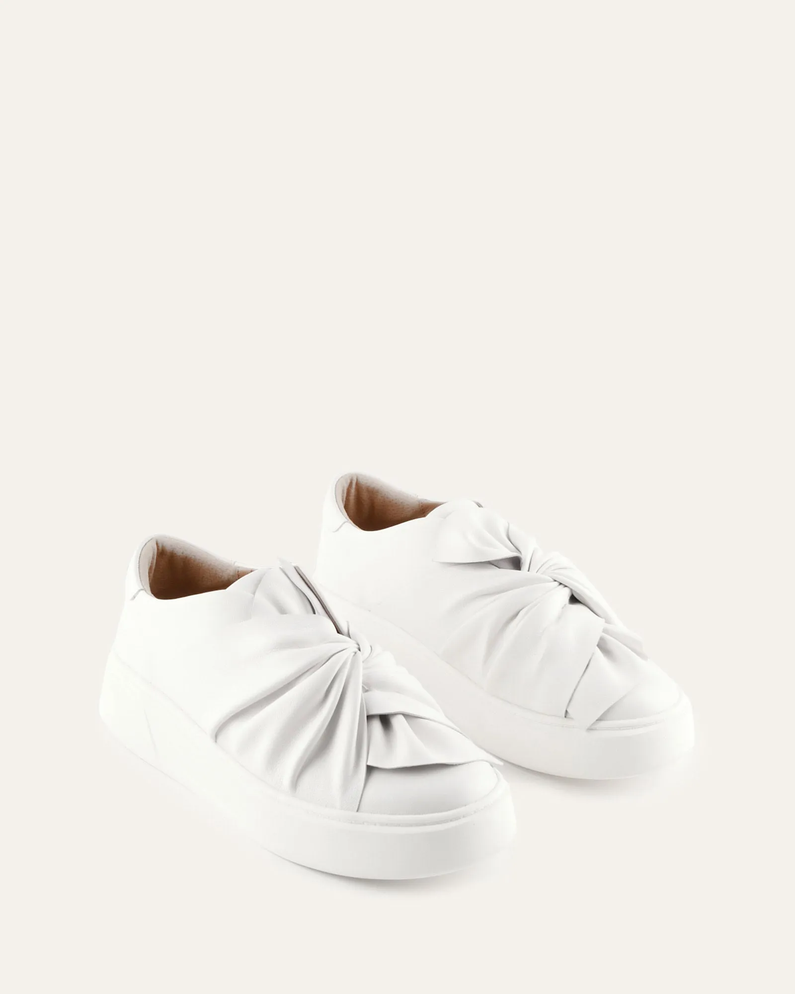 EDIE SNEAKERS WHITE LEATHER sold by Jo Mercer product image thumbnail 2
