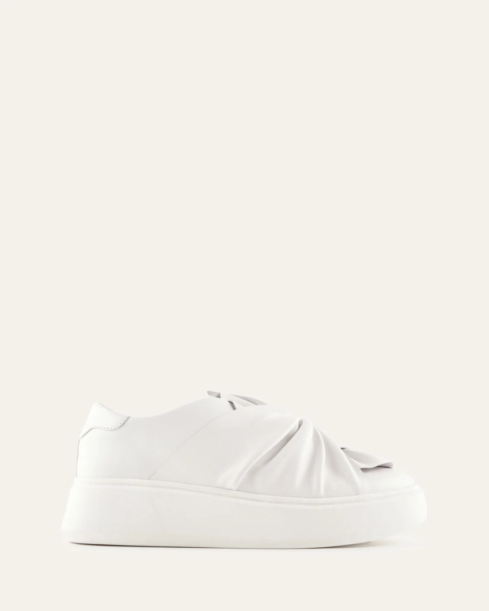 EDIE SNEAKERS WHITE LEATHER sold by Jo Mercer