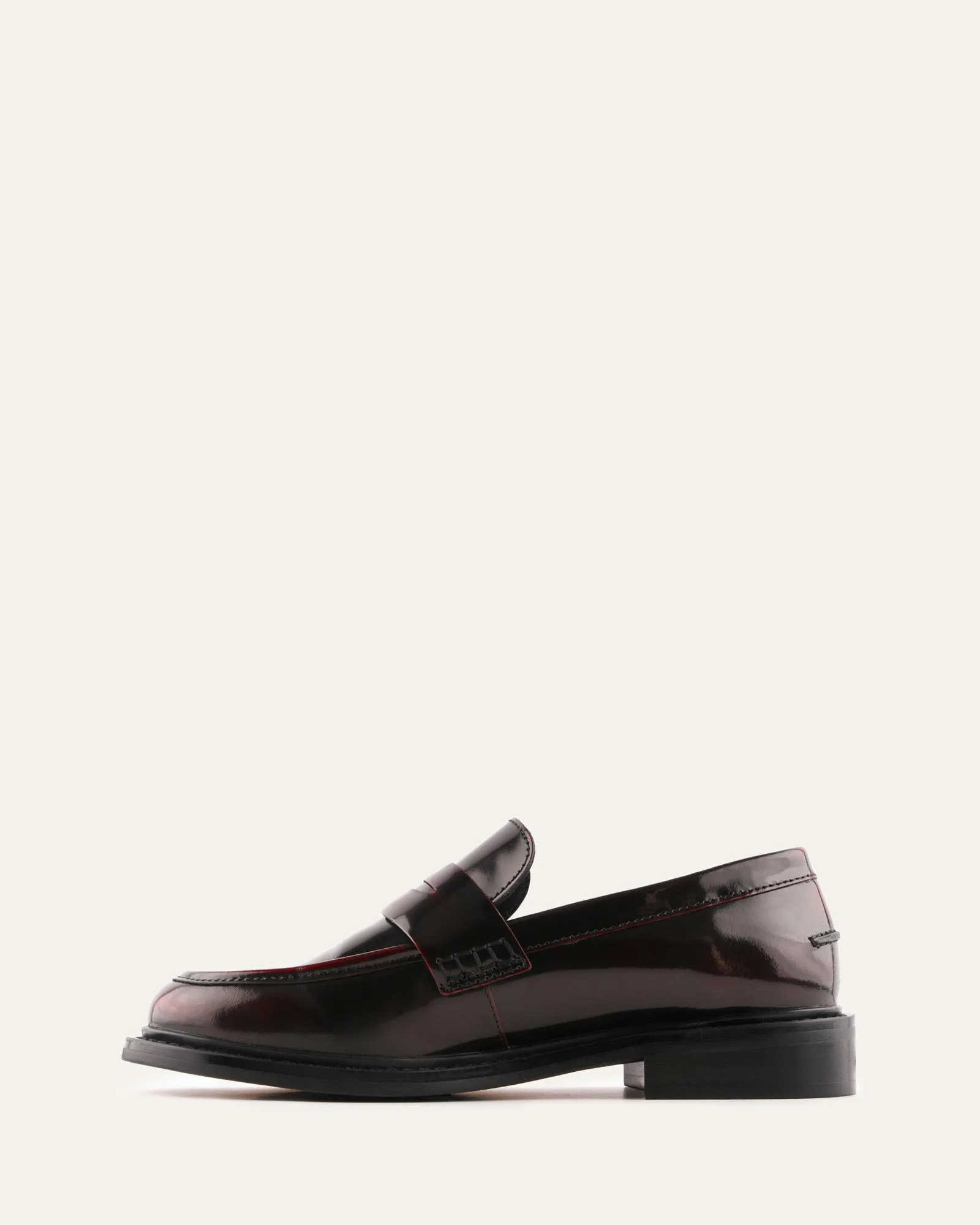 EBONY LOAFERS BURGUNDY LEATHER sold by Jo Mercer product image thumbnail 5